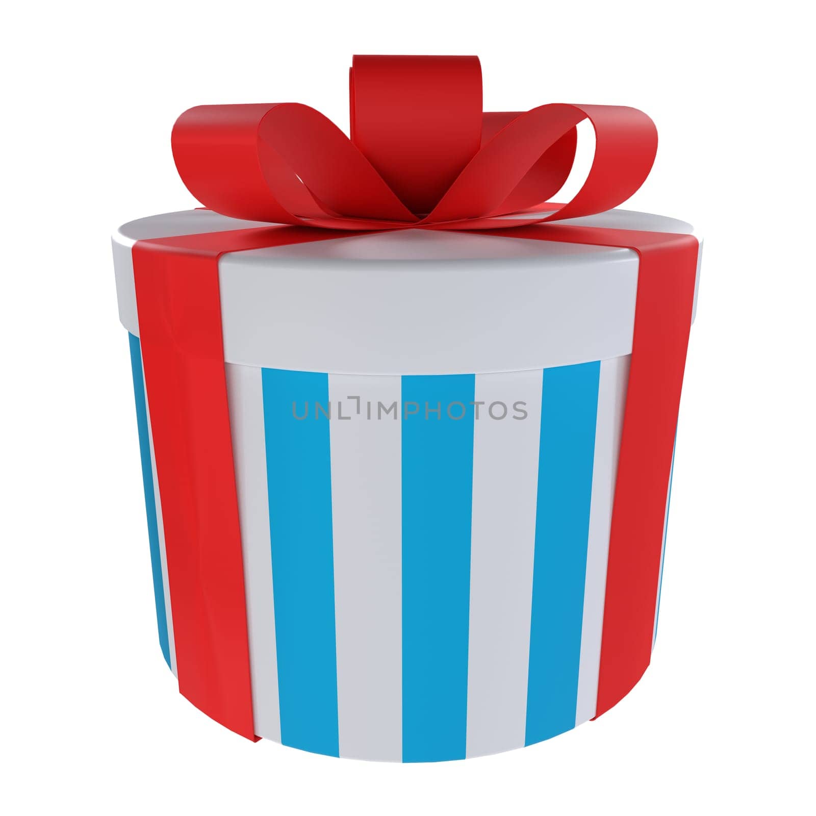 Gift Box isolated on white background. High quality 3d illustration