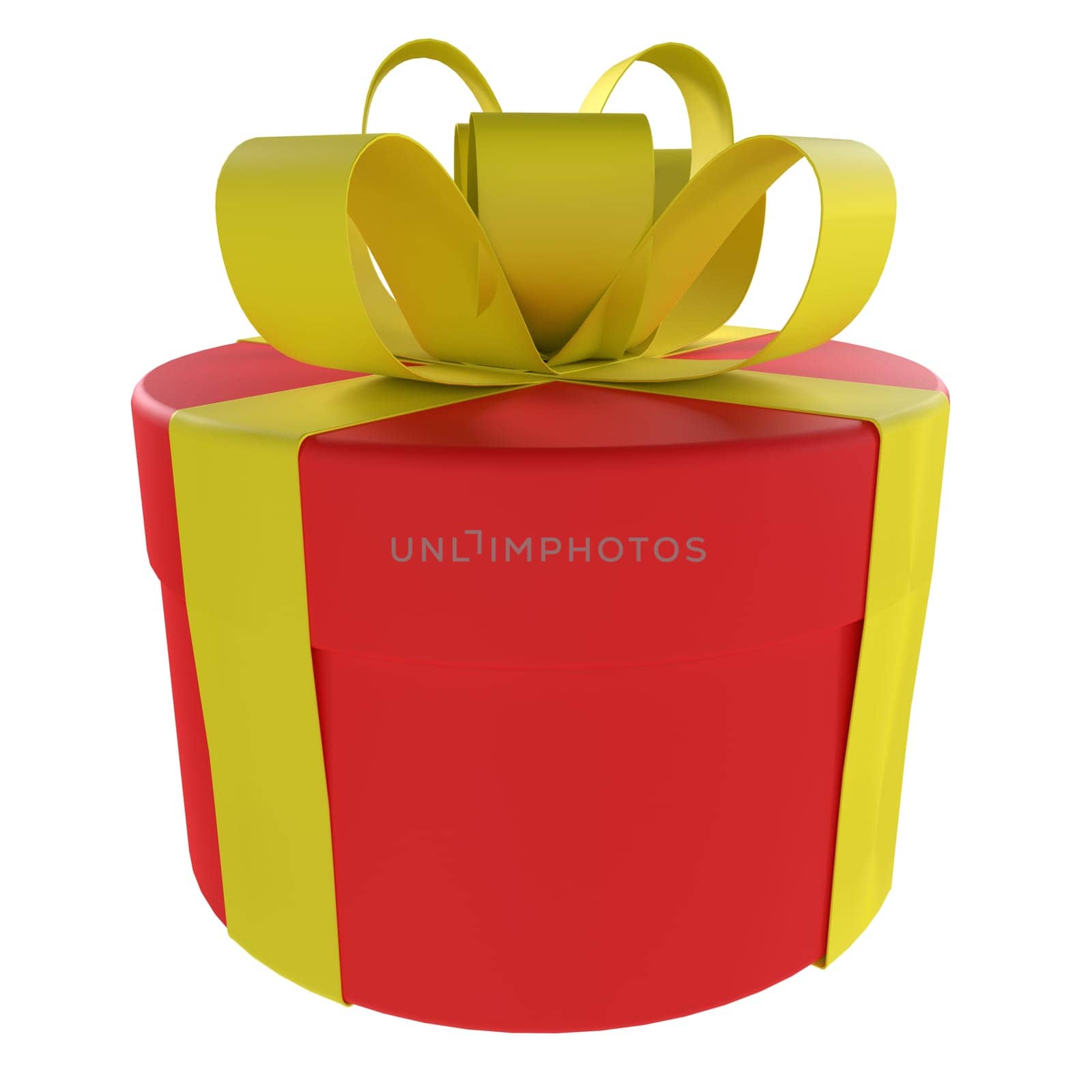 Gift Box isolated on white background. High quality 3d illustration