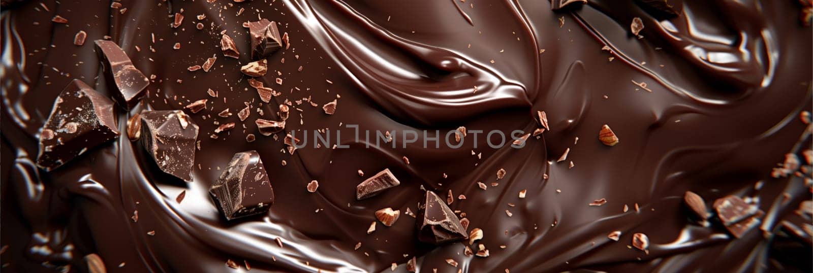 Close Up of Chocolate Sculpture on Table by Sd28DimoN_1976