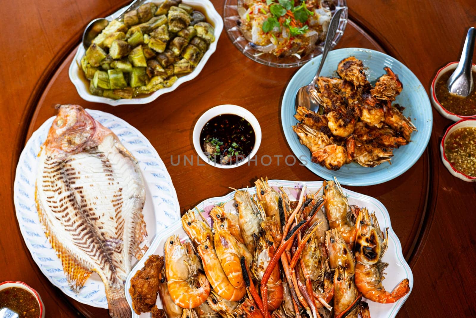 Southeast Asian Dinner Time At Home by urzine