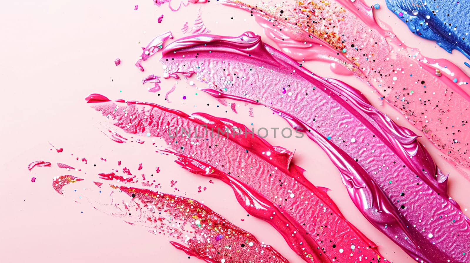 Beauty product and cosmetics texture, makeup shimmer glitter, blush eyeshadow powder as abstract luxury cosmetic background art