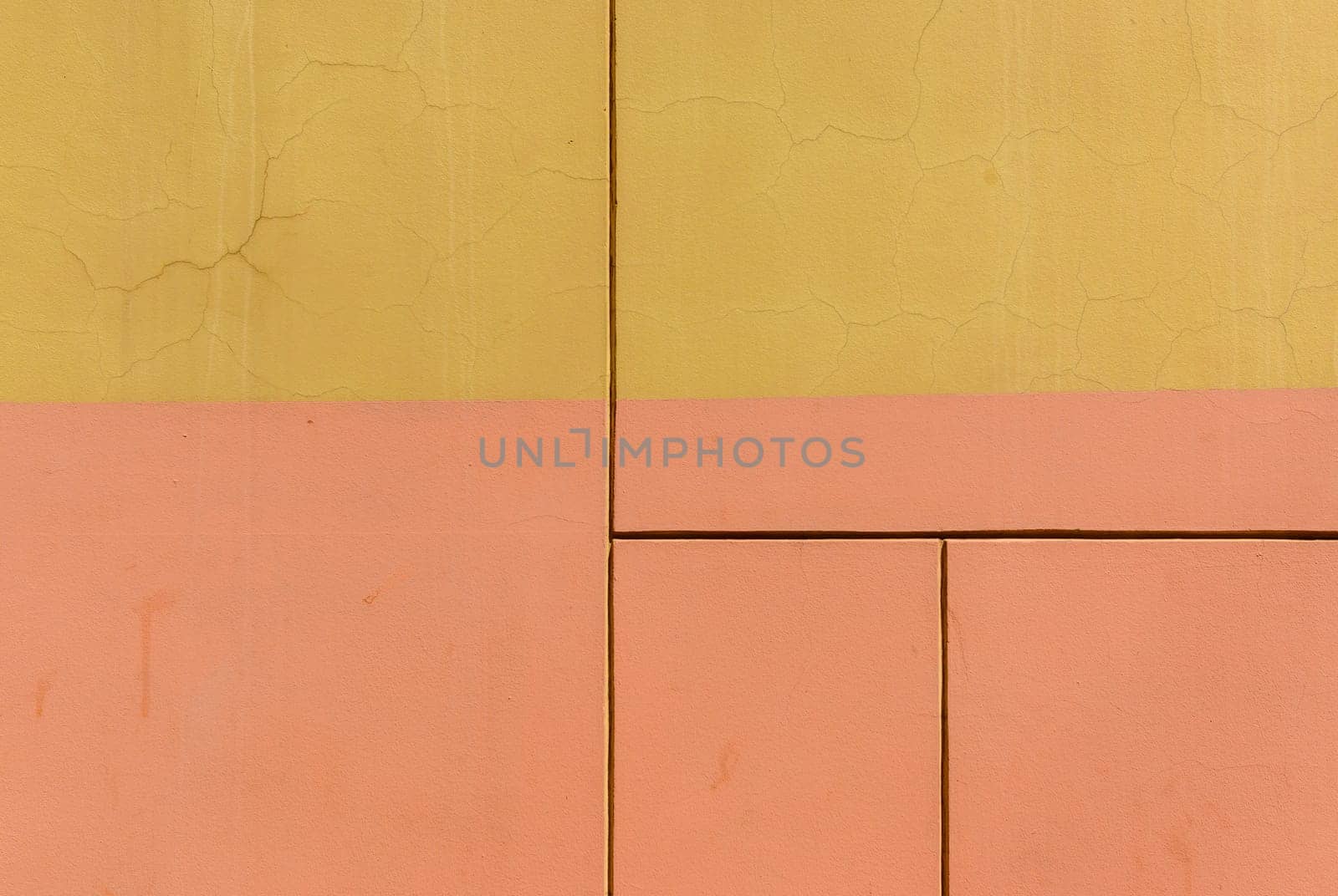 Painted wall textures. Close-up of the wall of a house , forming rectangles that looks like an abstract painting. 2