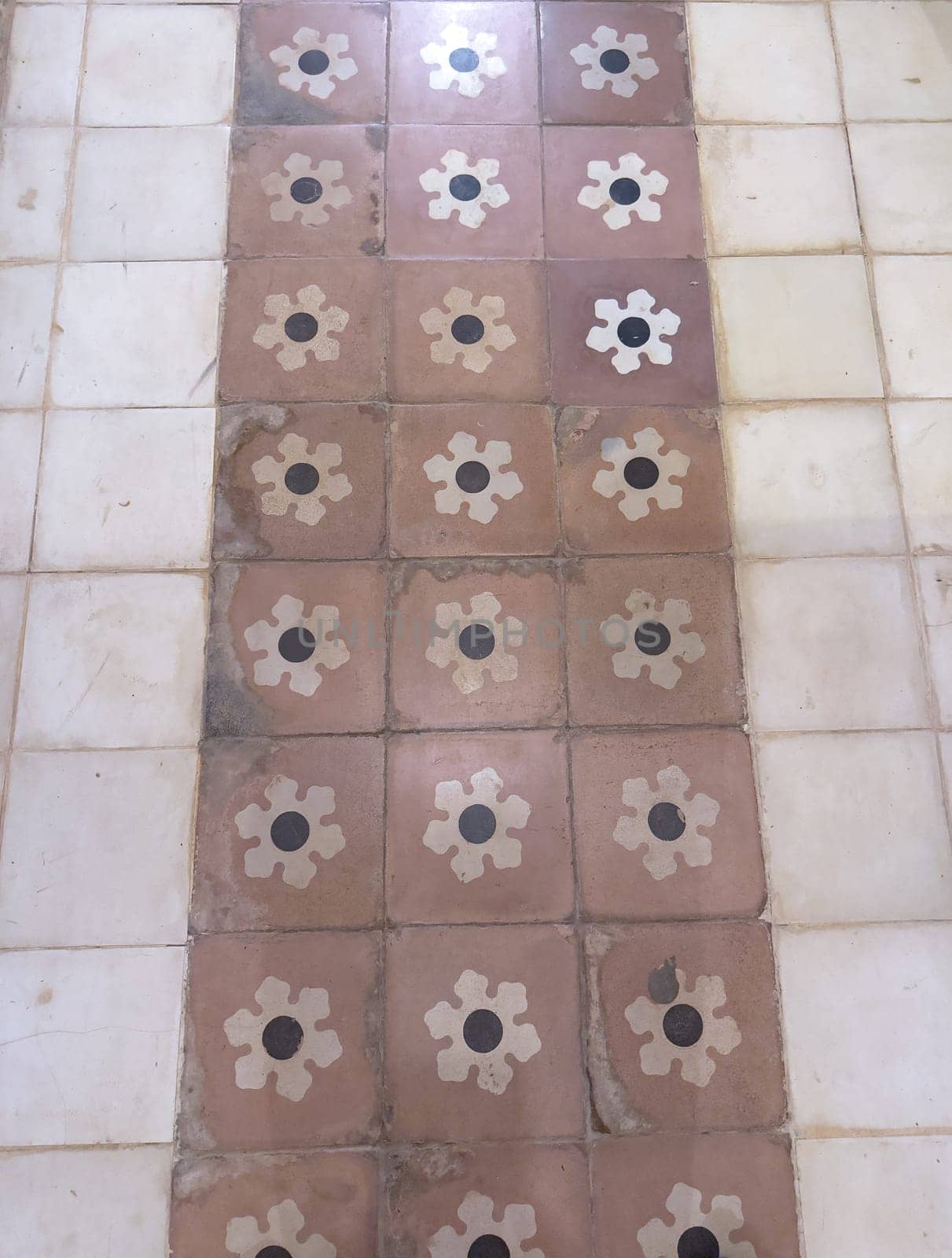 Traditional Patterned Floor Tiles in Rustic Style by FerradalFCG