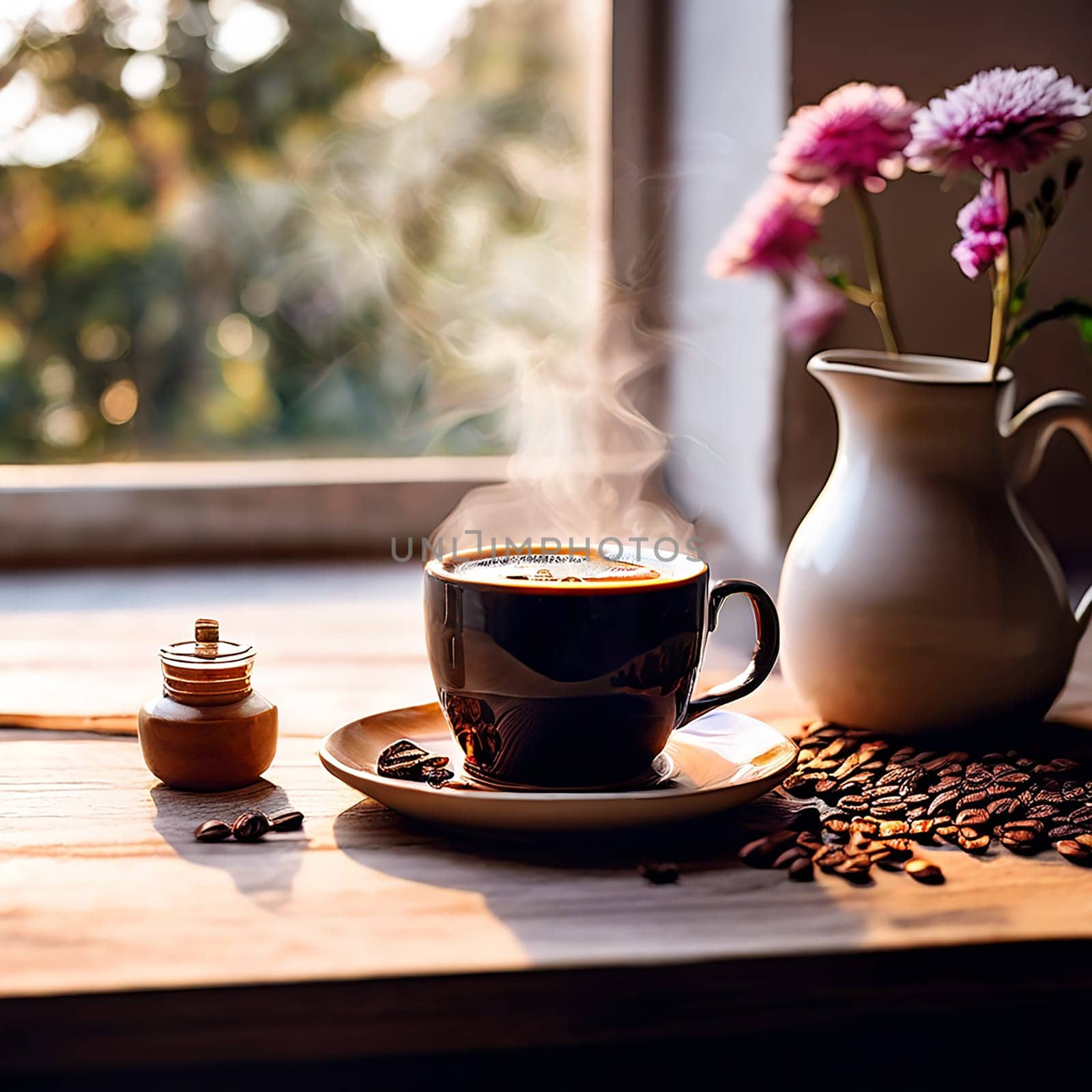 Café Elegance Morning Rituals with Coffee and Tea by Petrichor