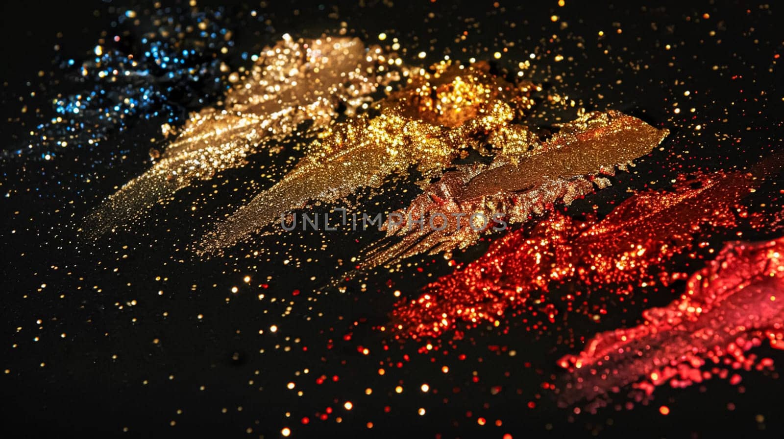 Beauty product and cosmetics texture, makeup shimmer glitter, blush eyeshadow powder as abstract luxury cosmetic background by Anneleven