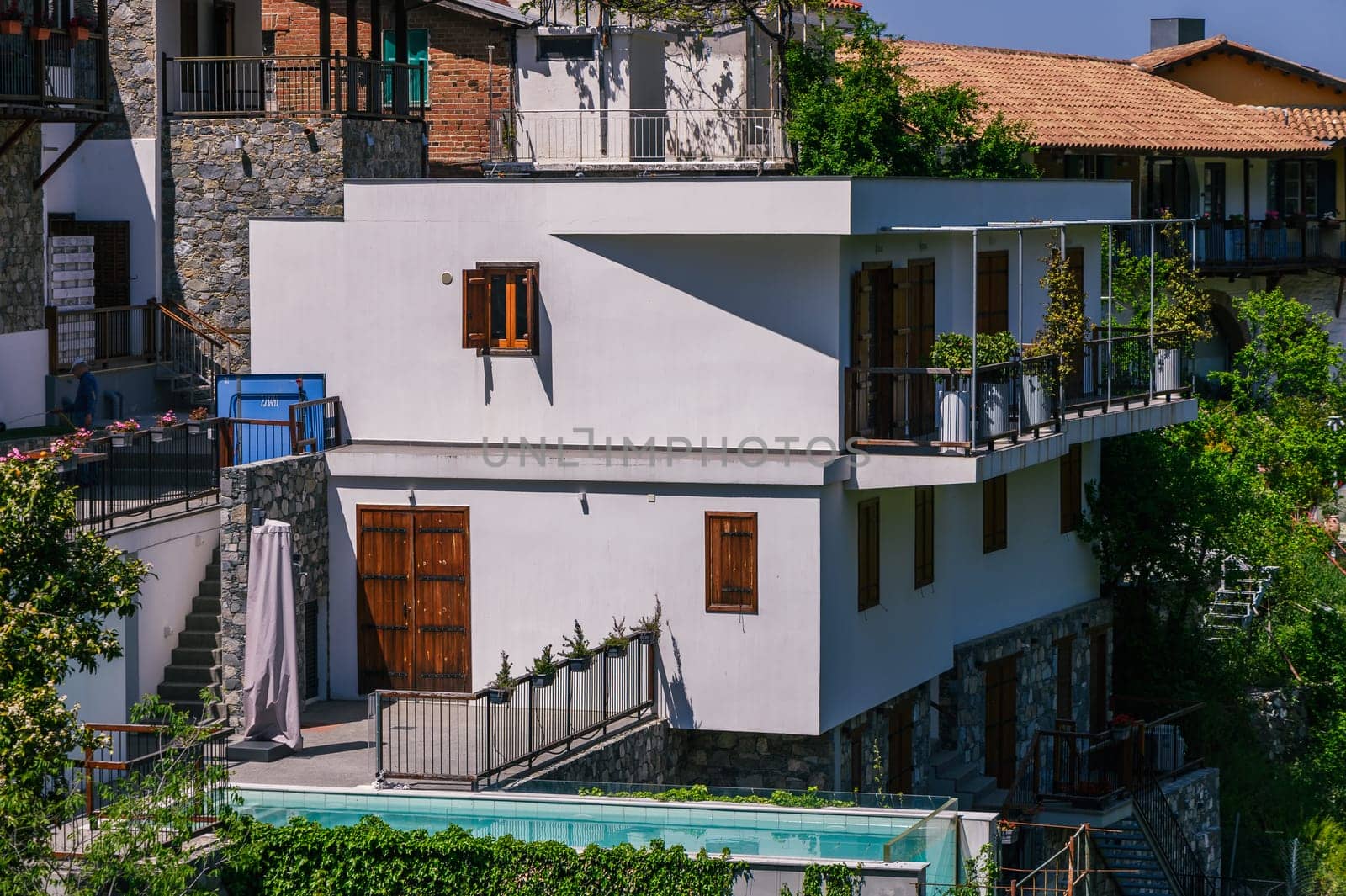 view of a mountain village in Cyprus 1