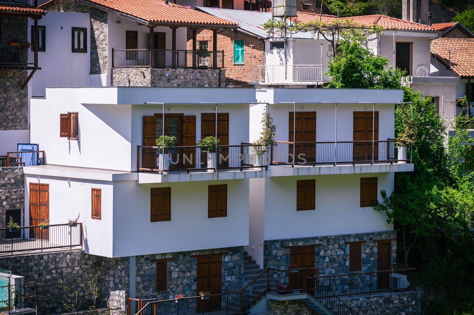 view of a mountain village in Cyprus 4