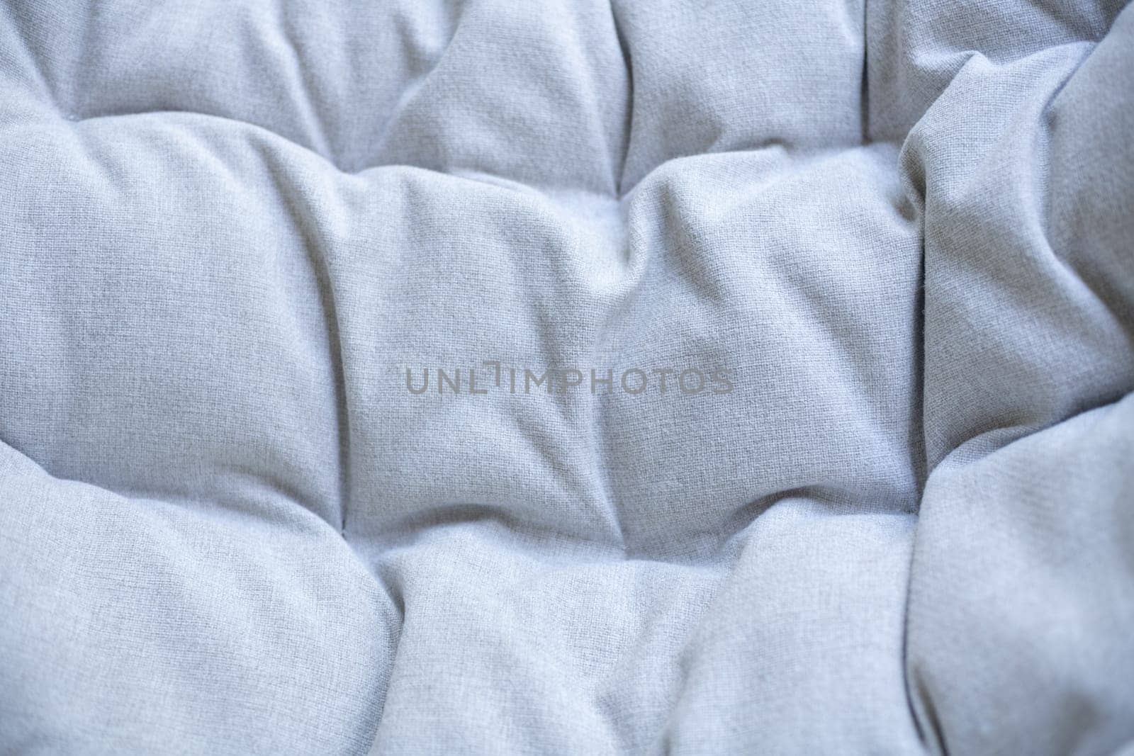 Gray linen rough pillow texture Background