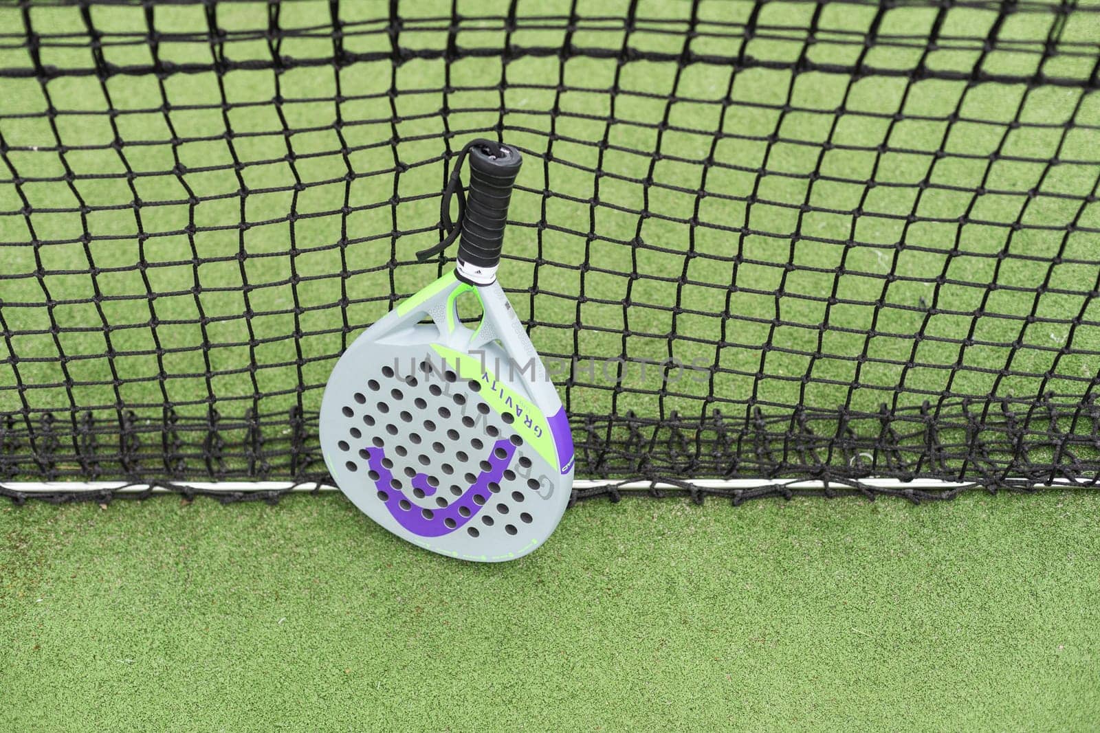 Ukraine Kyiv, April 13 2024. Padel racket, Head. High quality photo