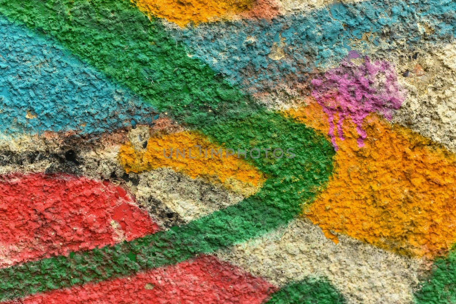 Colored wall texture multicolor paint graffiti