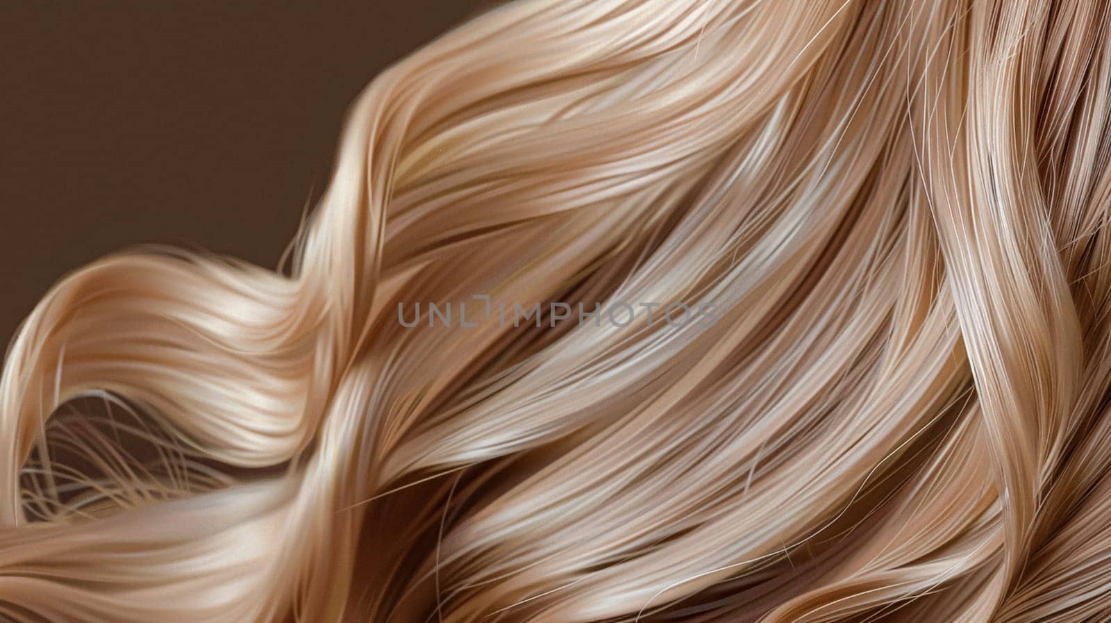 Hairstyle, beauty and hair care, long blonde healthy hair texture background for haircare shampoo, hair extensions and hair salon by Anneleven