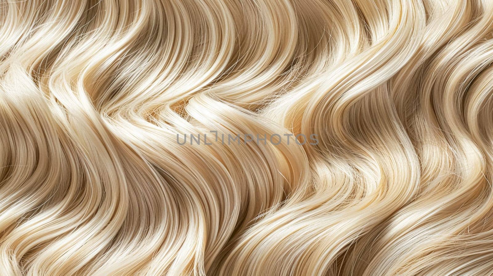 Hairstyle, beauty and hair care, long blonde healthy hair texture background for haircare shampoo, hair extensions and hair salon by Anneleven