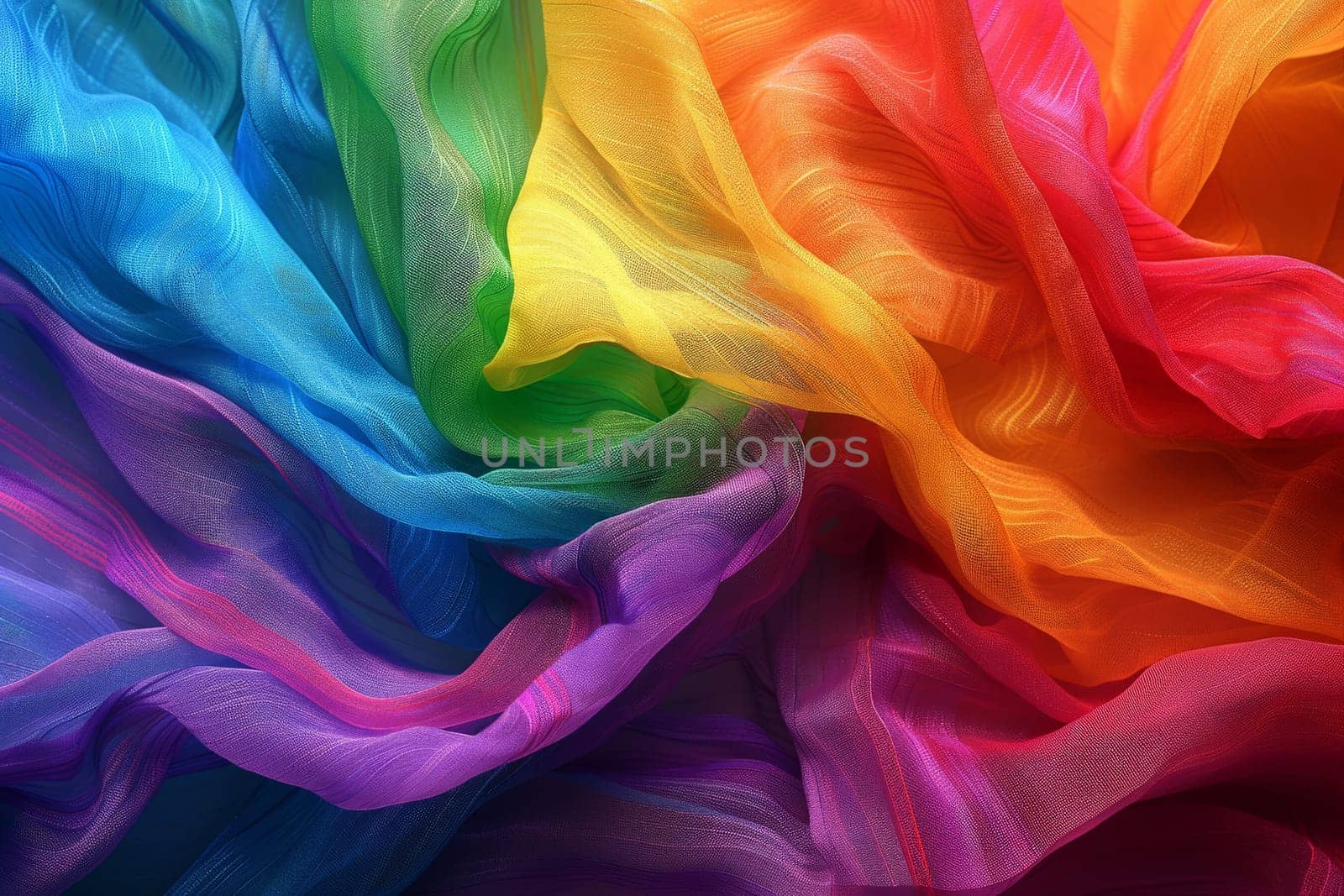 LGBT Pride rainbow colorful background , celebrating LGBTQ festival . AI generative by matamnad