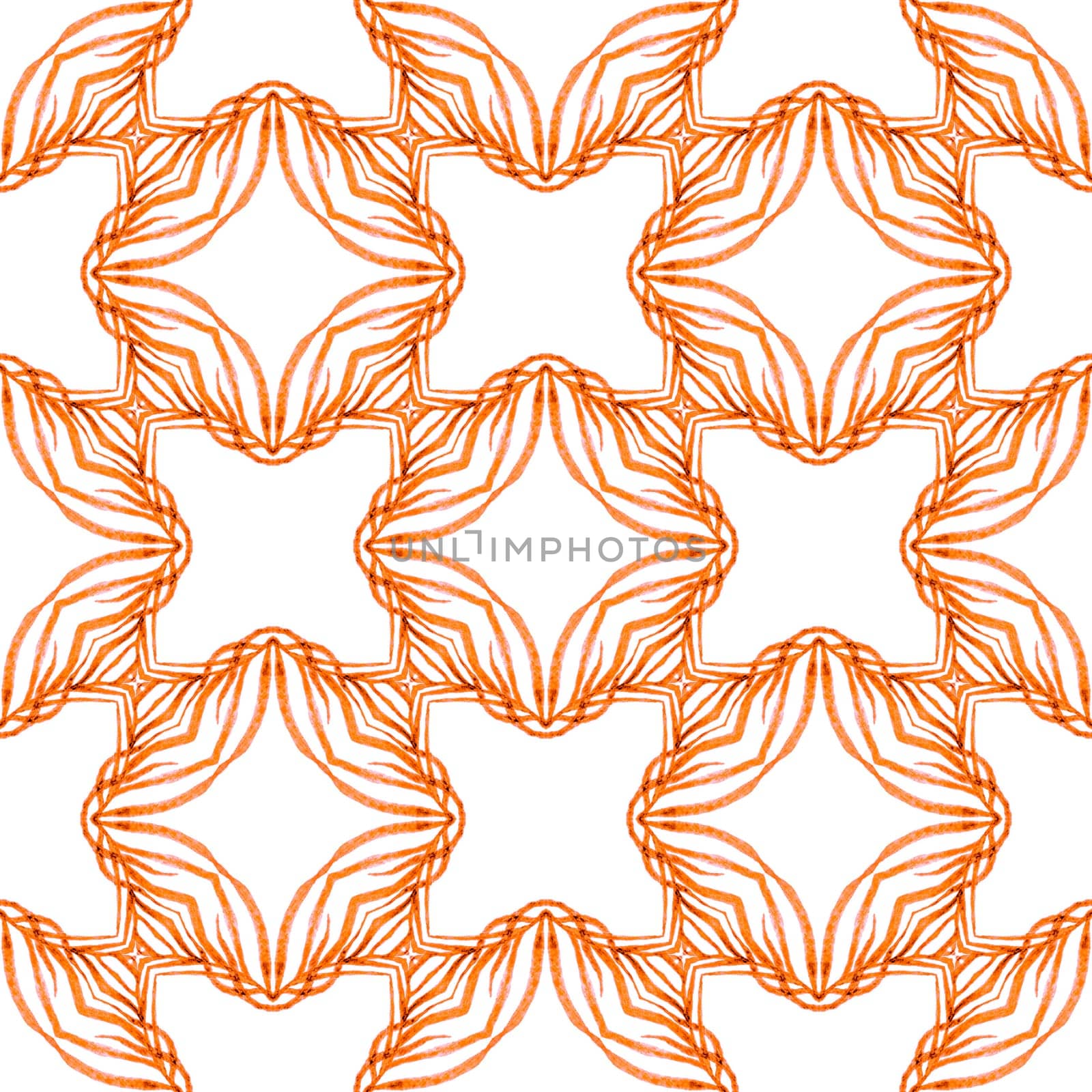 Textile ready sublime print, swimwear fabric, wallpaper, wrapping. Orange popular boho chic summer design. Exotic seamless pattern. Summer exotic seamless border.