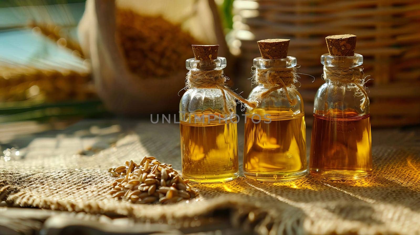 wheat oil extract, nature Generative AI,