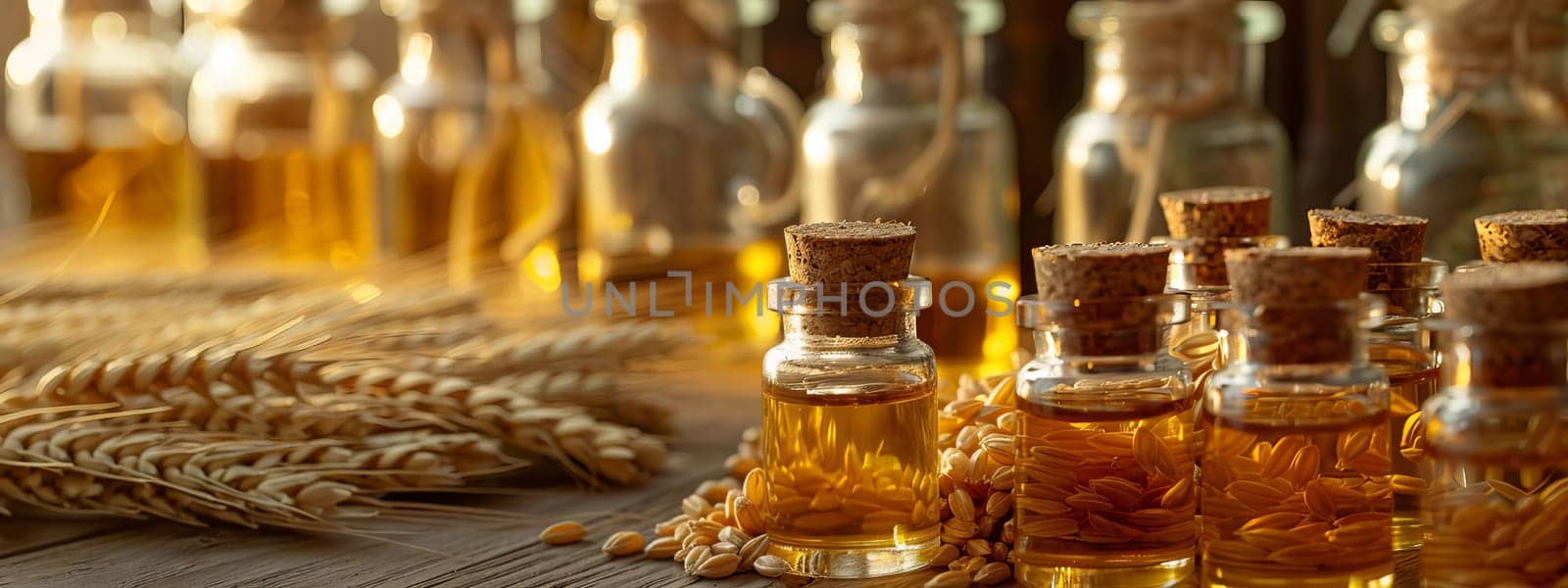 wheat oil extract, nature Generative AI,