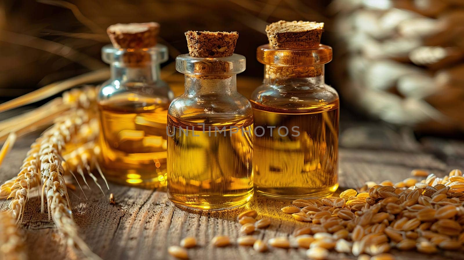 wheat oil extract, nature Generative AI,