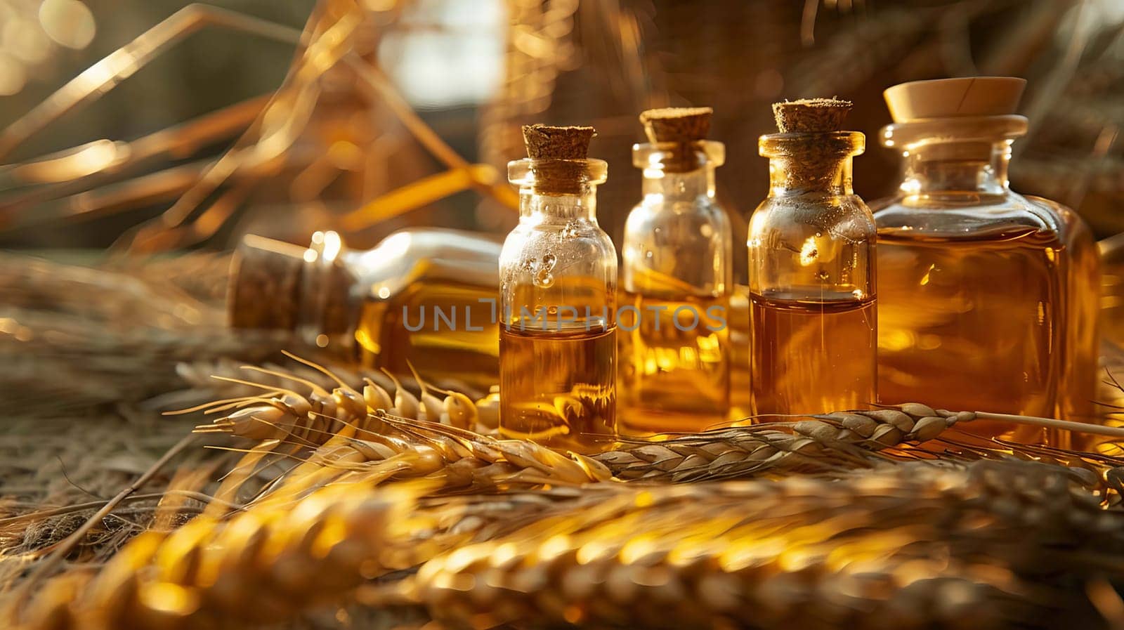 wheat oil extract, nature Generative AI,