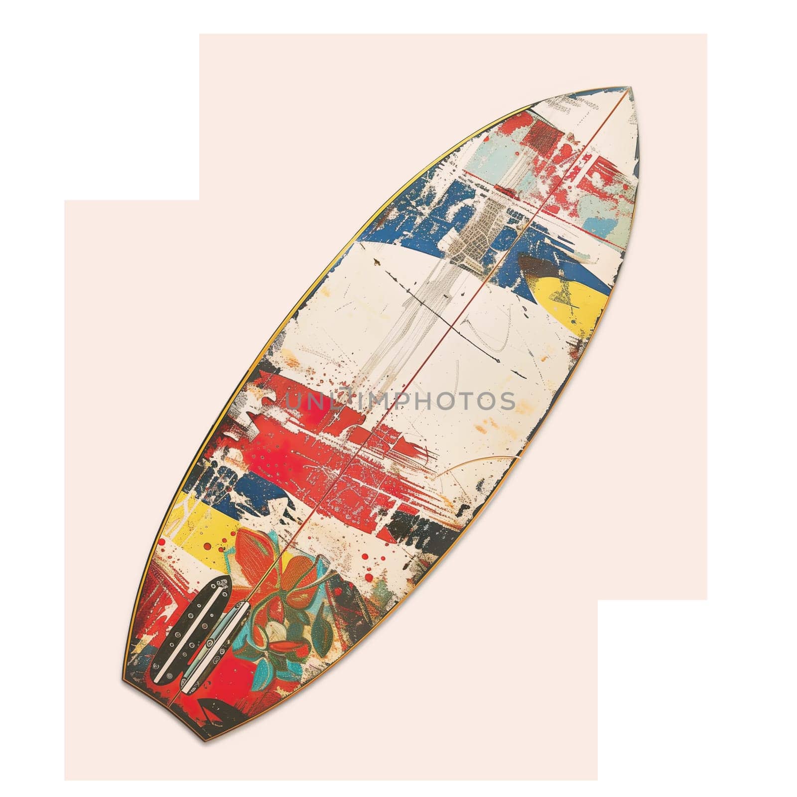 Surf board color cut out image by Dustick