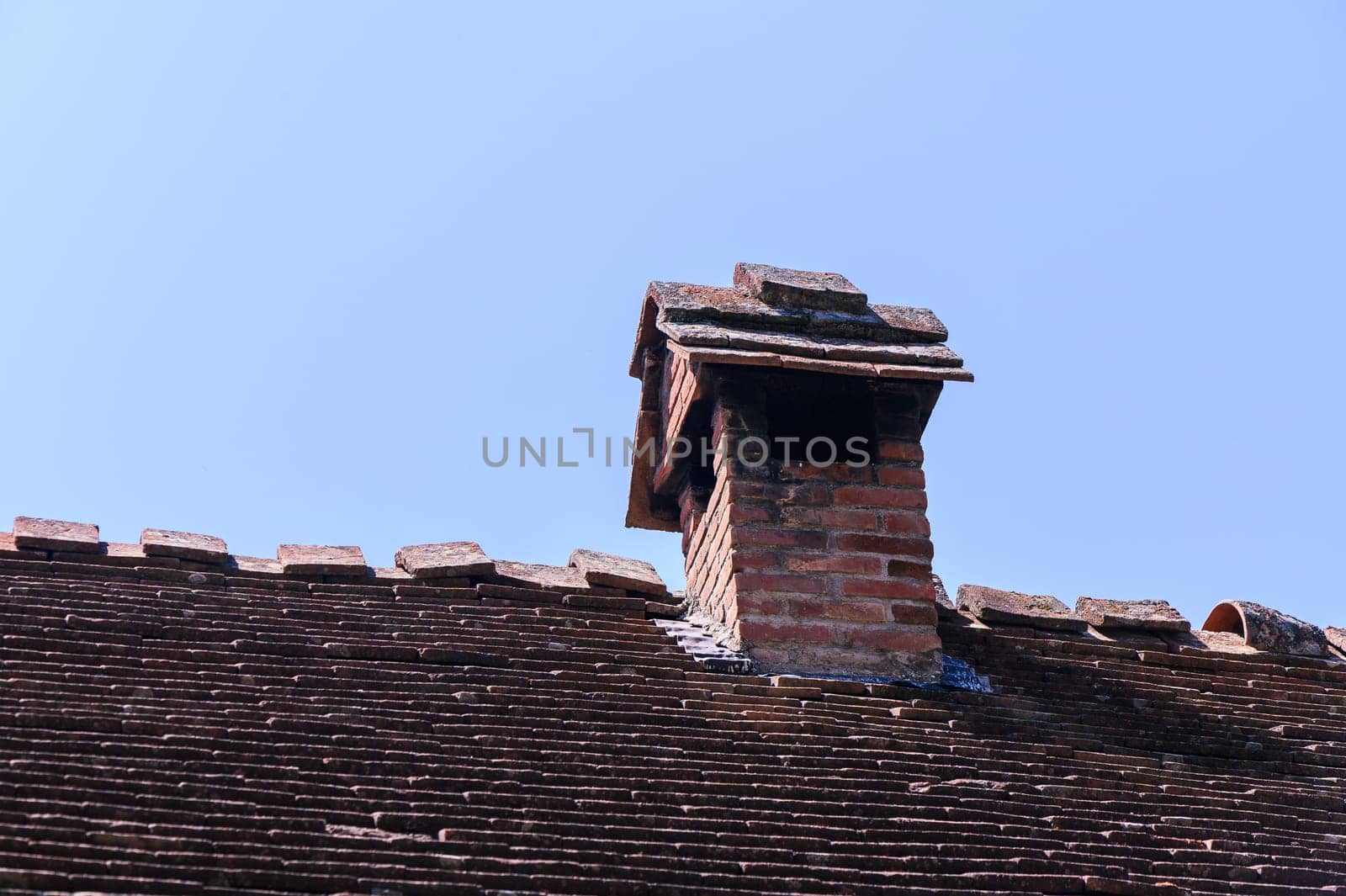 old tiles on the roof as a background 1 by Mixa74