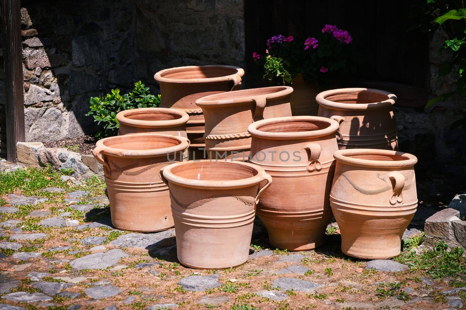 handmade clay jugs in Cyprus by Mixa74