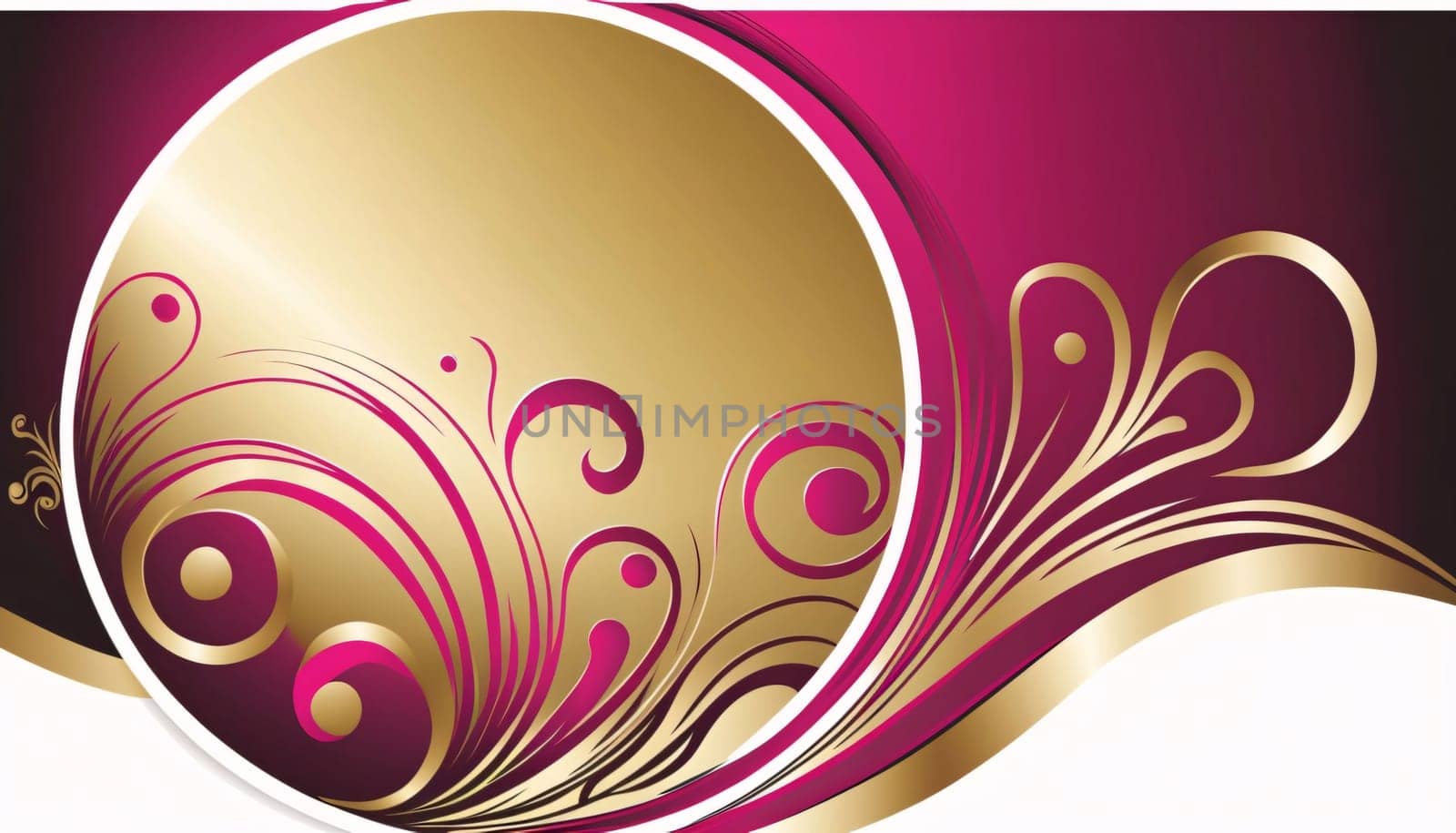 abstract floral background, vector illustration, contains transparencies, gradients and effects by ThemesS