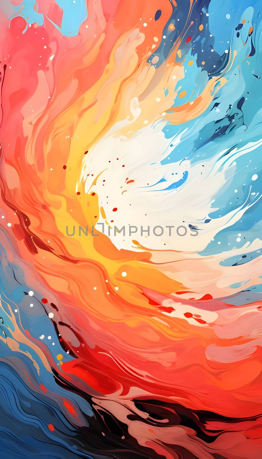 Abstract colorful watercolor background. Vector illustration for your graphic design. by ThemesS