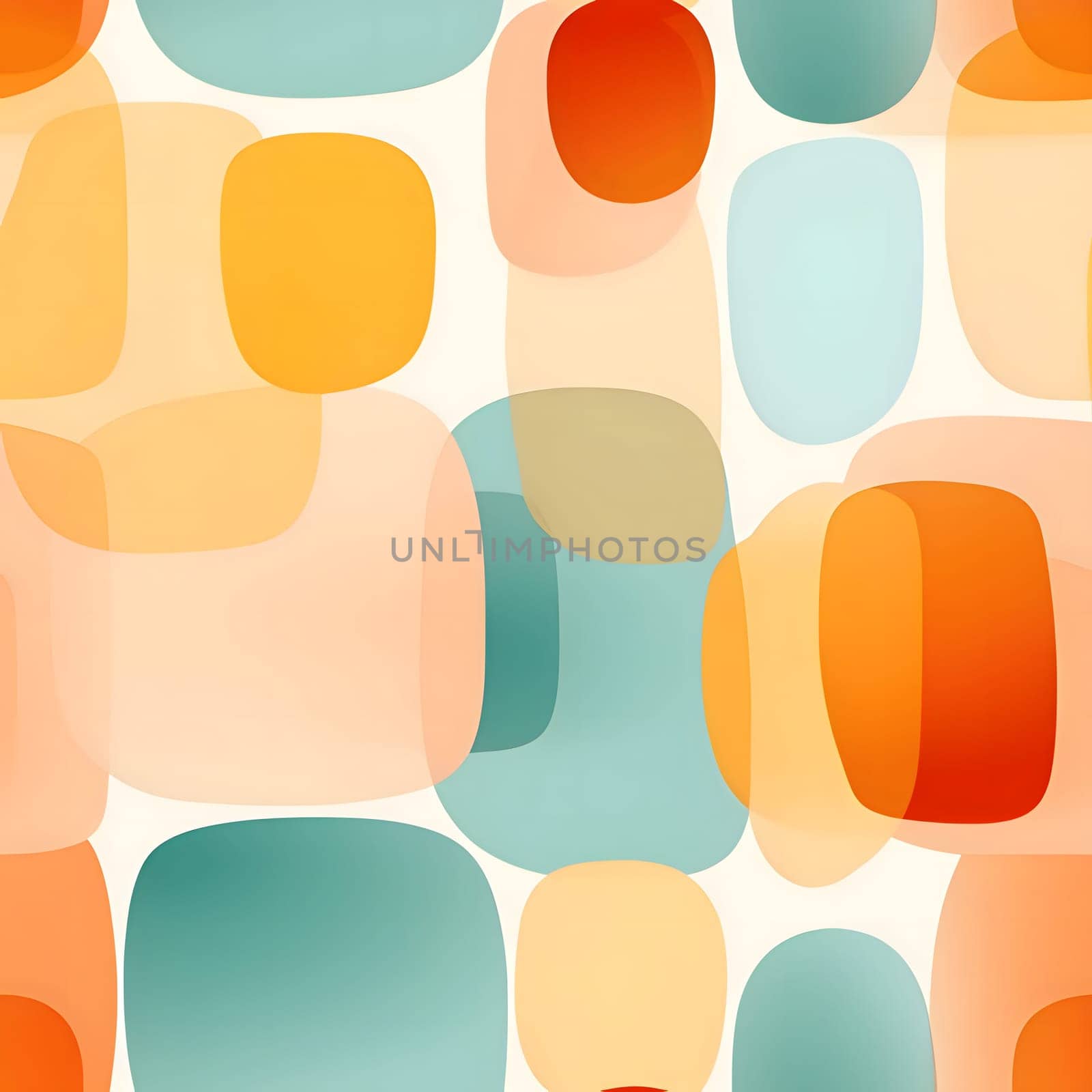 Patterns and banners backgrounds: Seamless background pattern. Abstract geometric pattern with rounded squares.