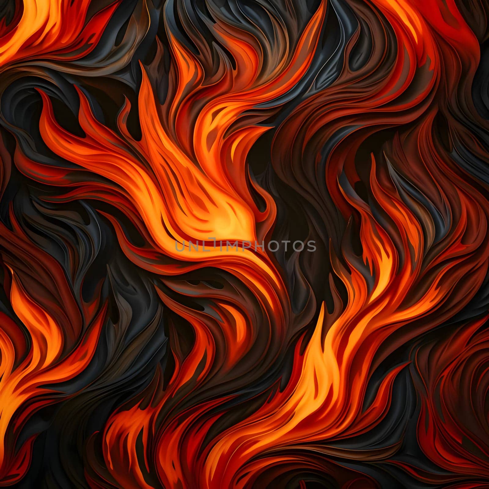 Patterns and banners backgrounds: Fire flames background. Flaming fire pattern. Abstract fire background.