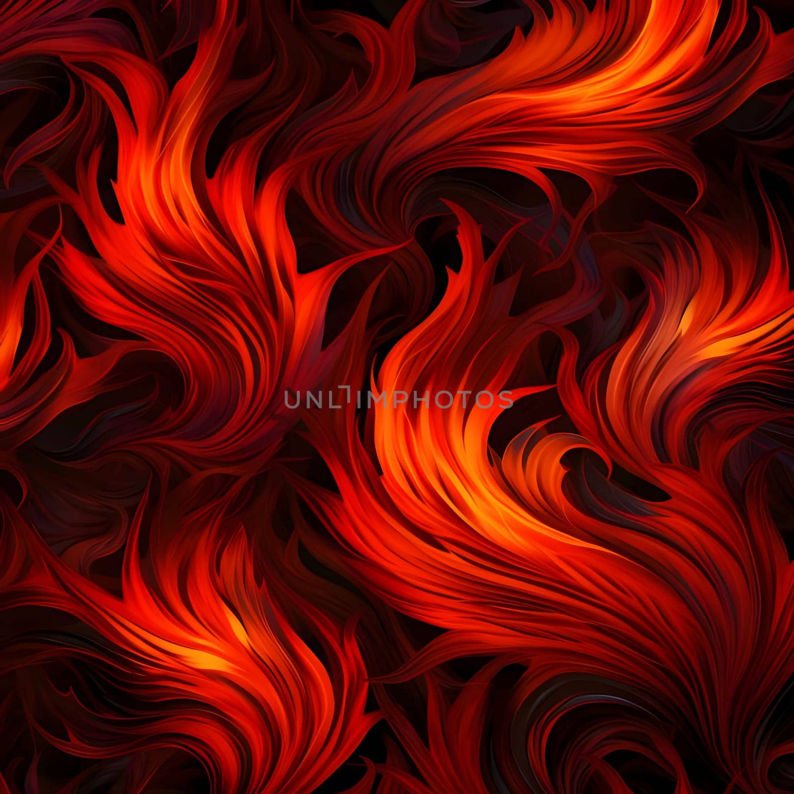 abstract background with smooth wavy lines in red and black colors by ThemesS