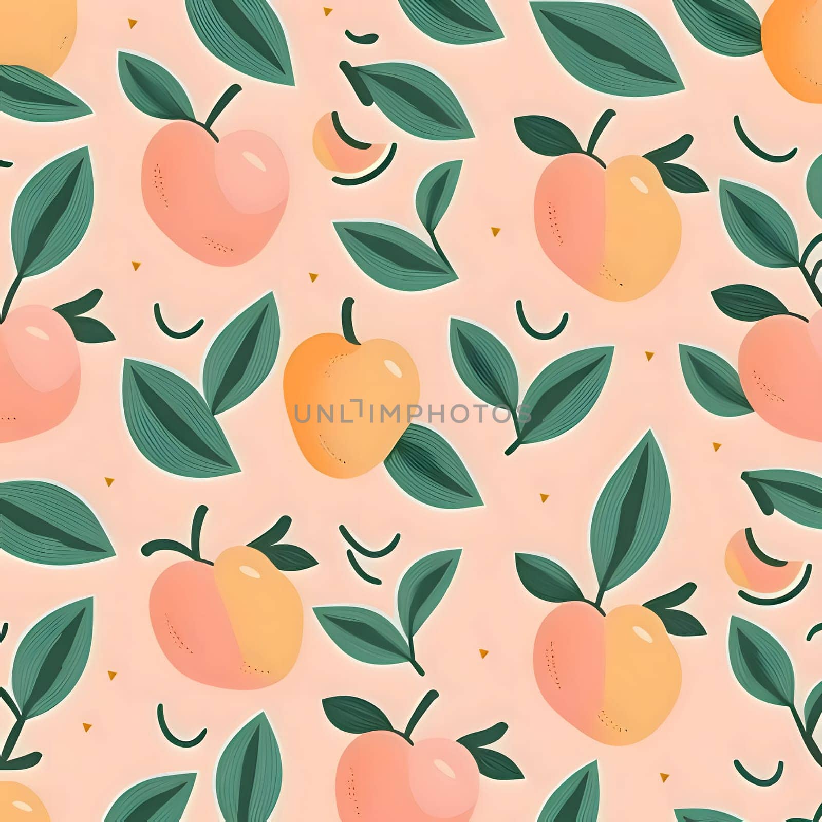 Patterns and banners backgrounds: Seamless pattern with apples and mangoes. Vector illustration.