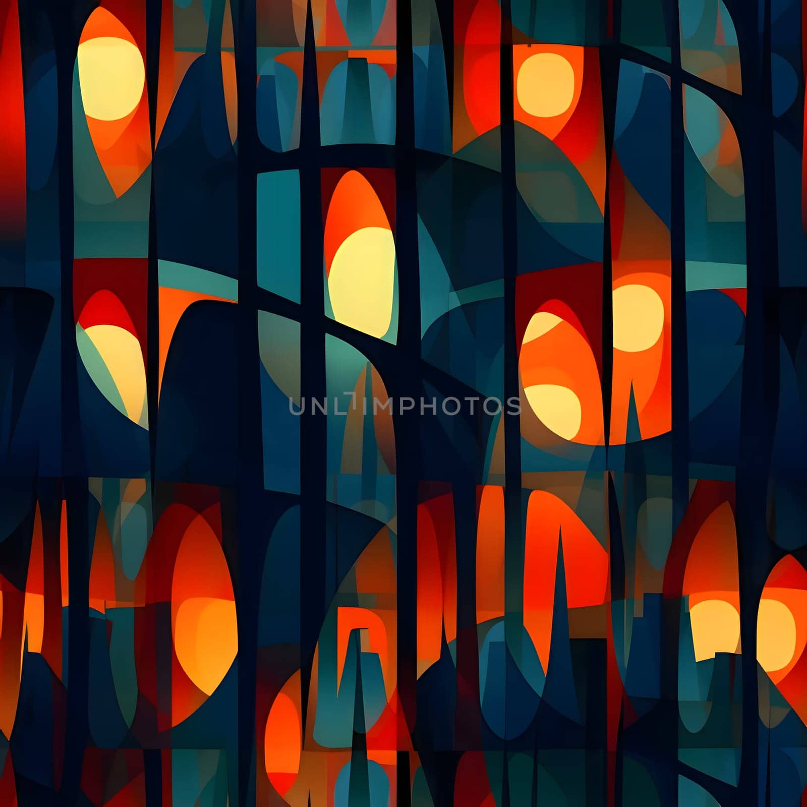 Patterns and banners backgrounds: Seamless background pattern. Abstract geometric pattern in low poly style.