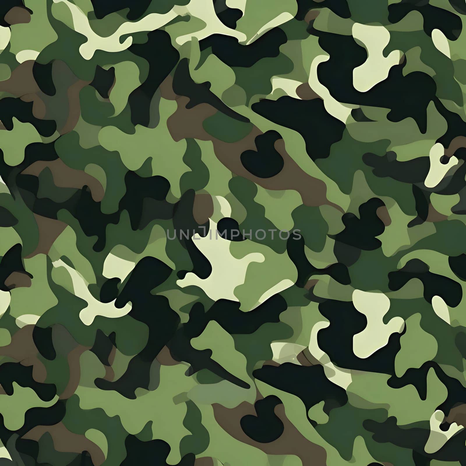 Camouflage pattern. Seamless background. Vector illustration. by ThemesS