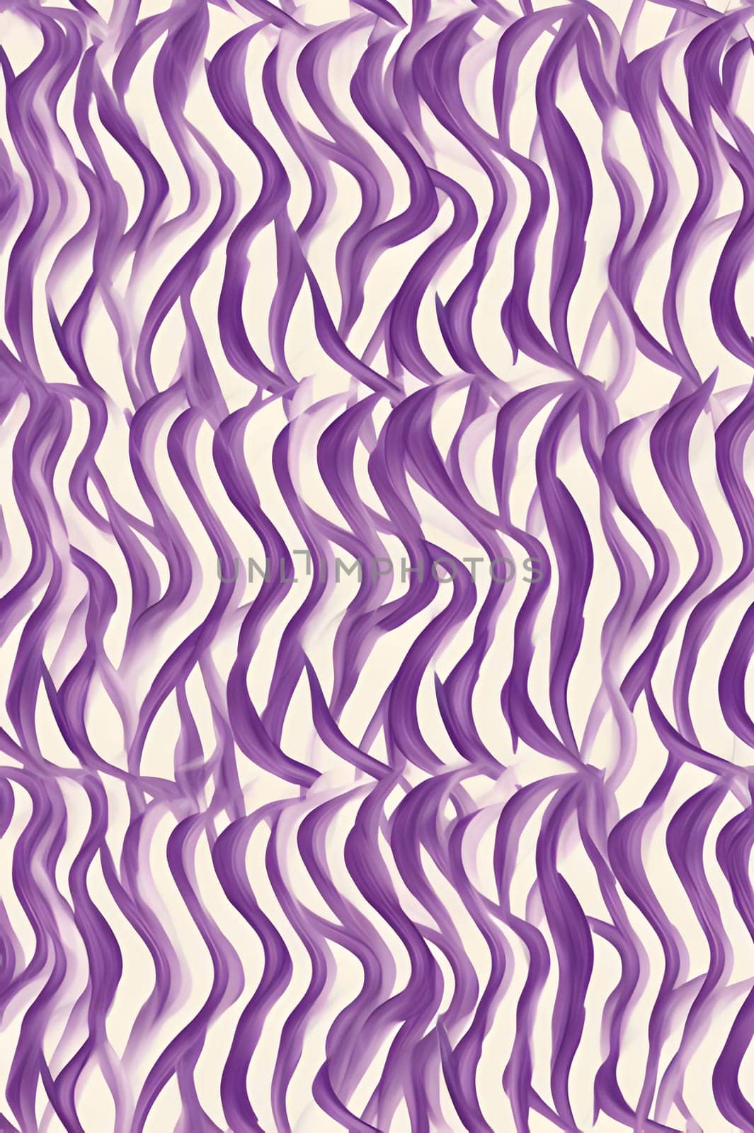 Seamless pattern with purple wavy lines. Vector illustration. by ThemesS