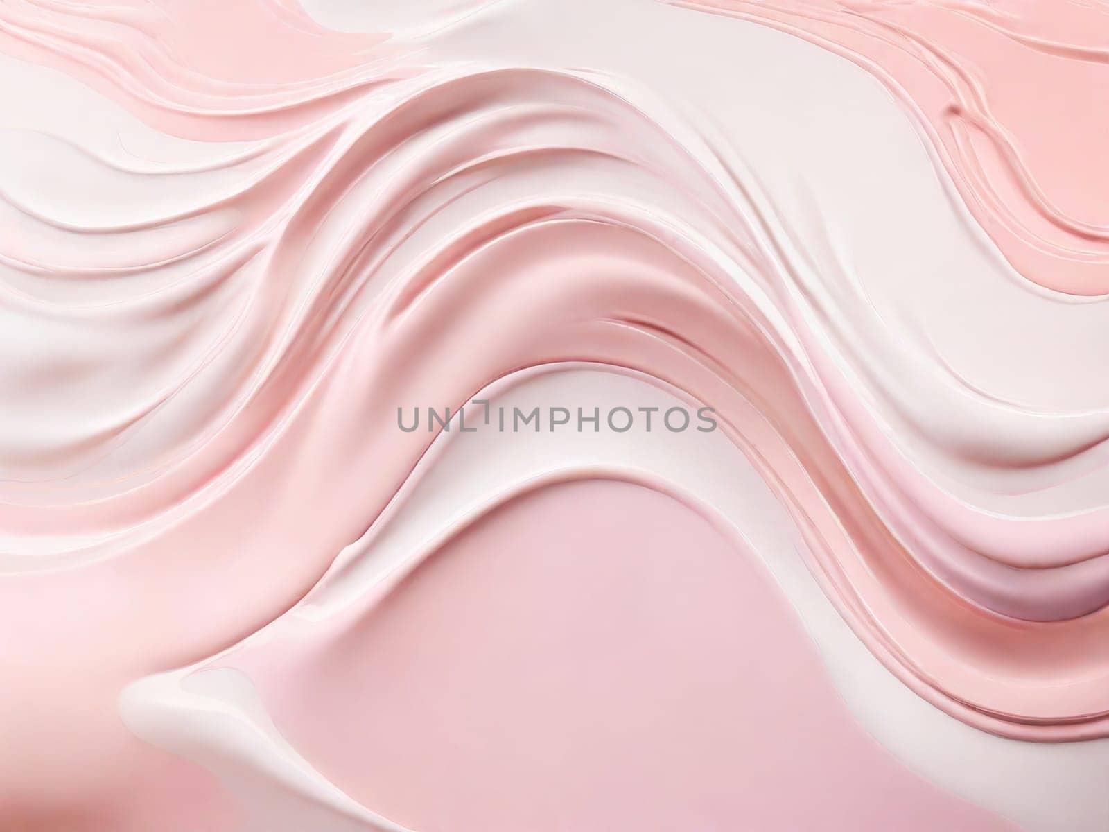 Abstract liquid beige with pink background. Creamy cream background, background texture by Ekaterina34