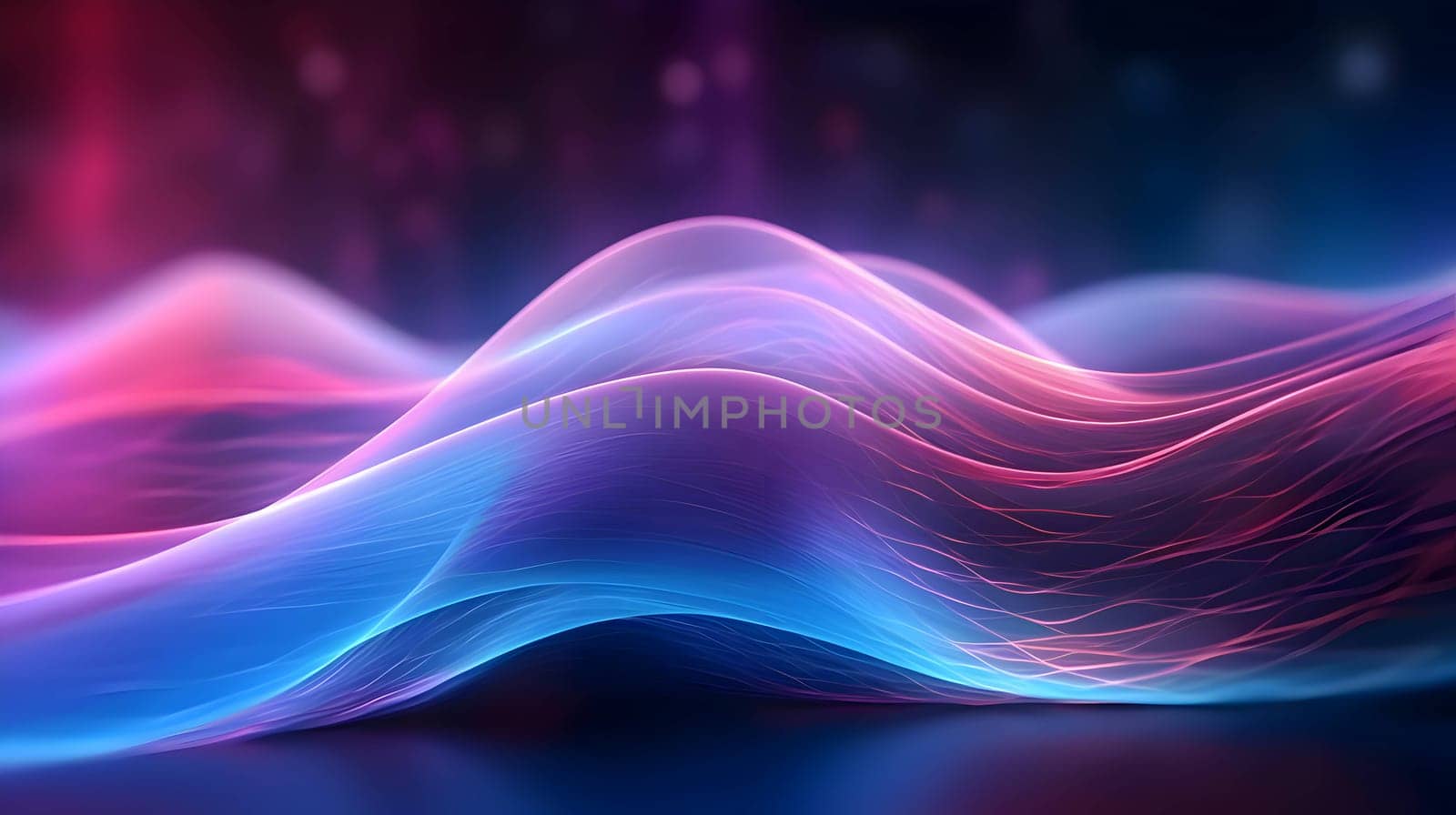 Technological wave background 3d modern tech as abstract background wallpaper. by ThemesS