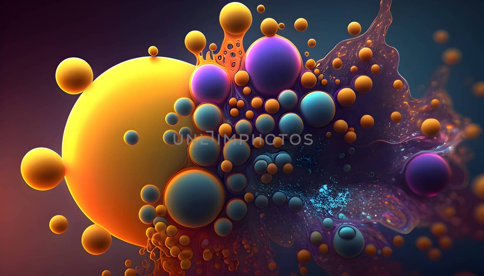 Abstract bright color abstract background wallpaper. by ThemesS