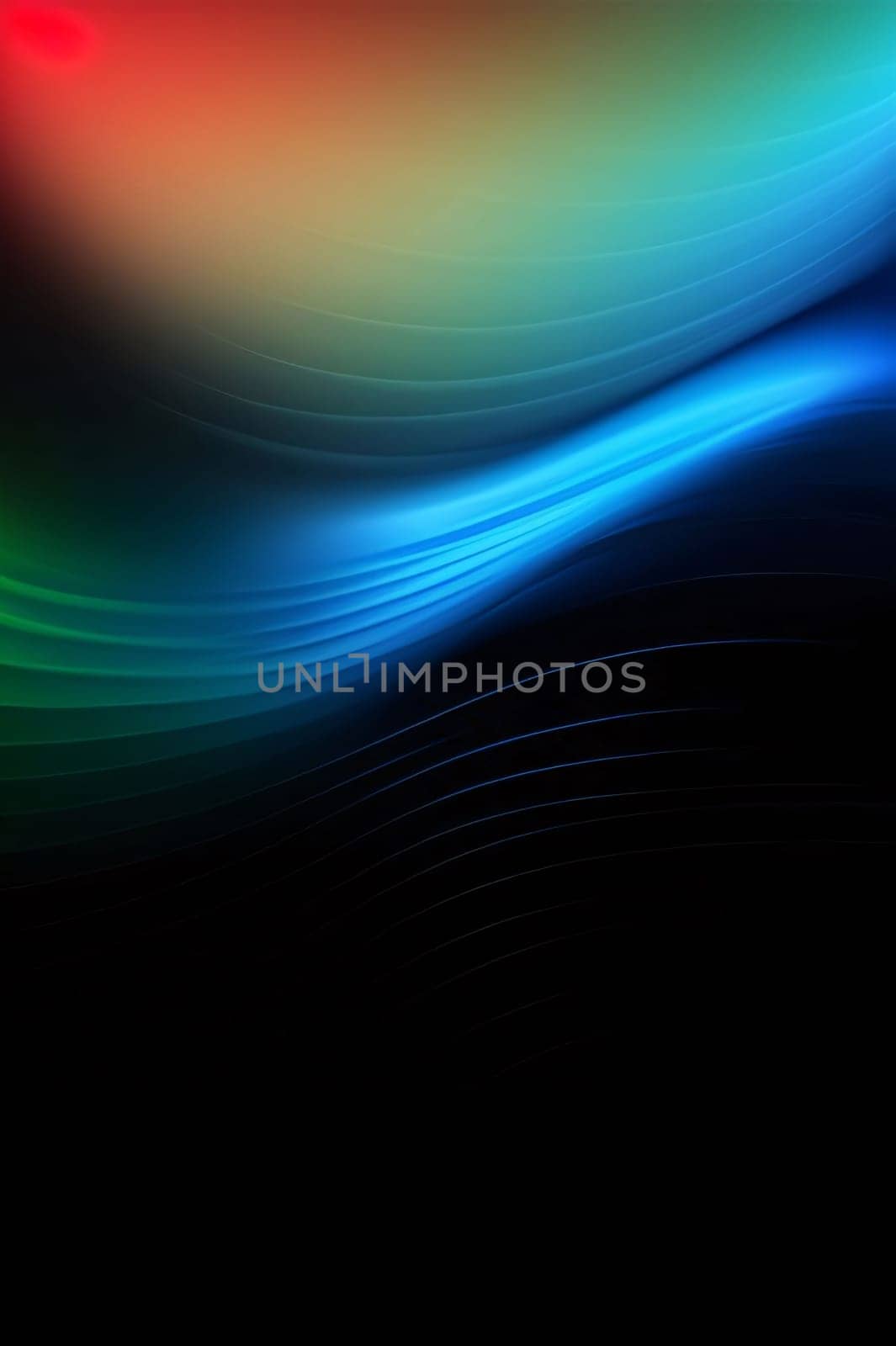 abstract colorful background with smooth lines in blue, green and yellow by ThemesS