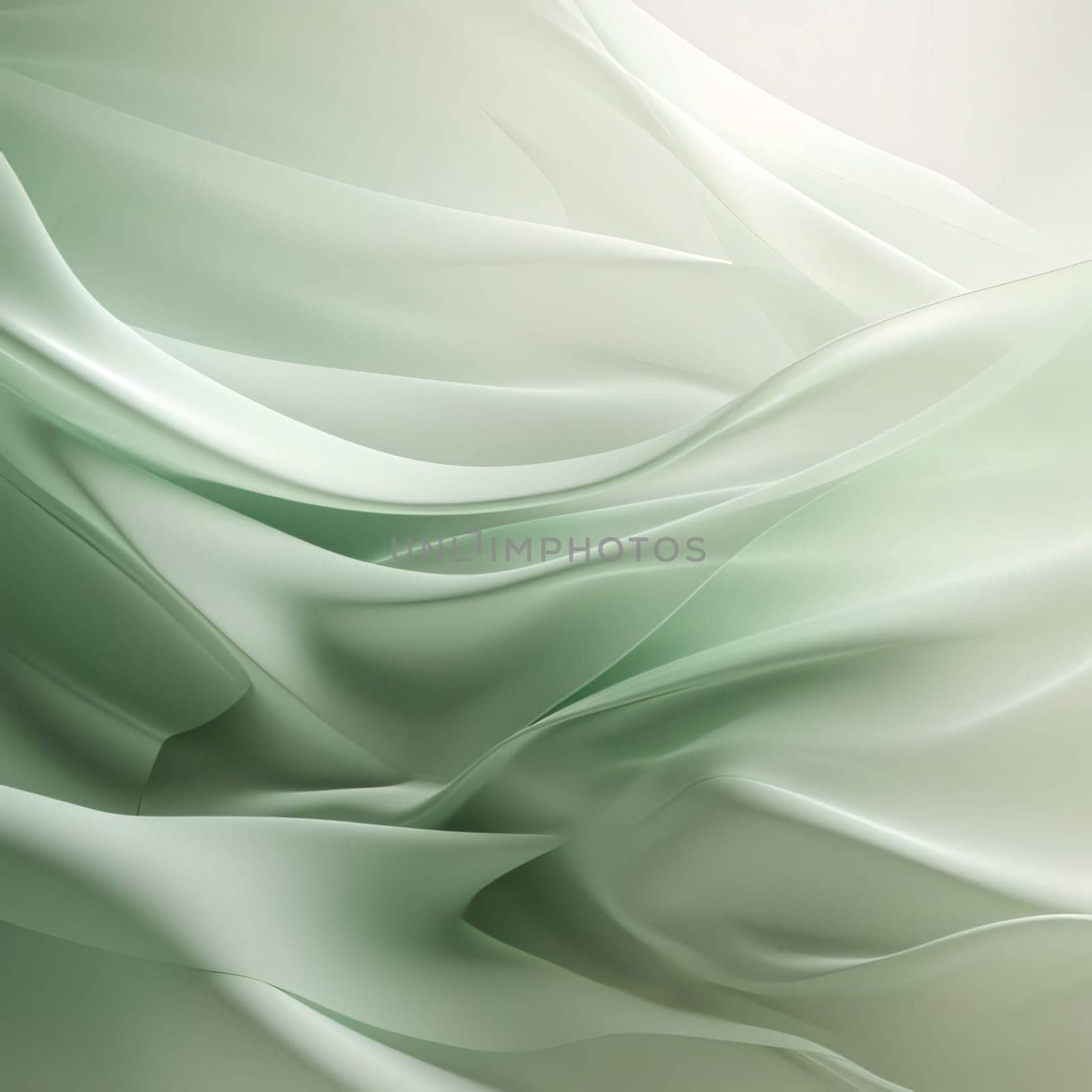 Abstract background design: abstract background with smooth lines in green and gray colors for design