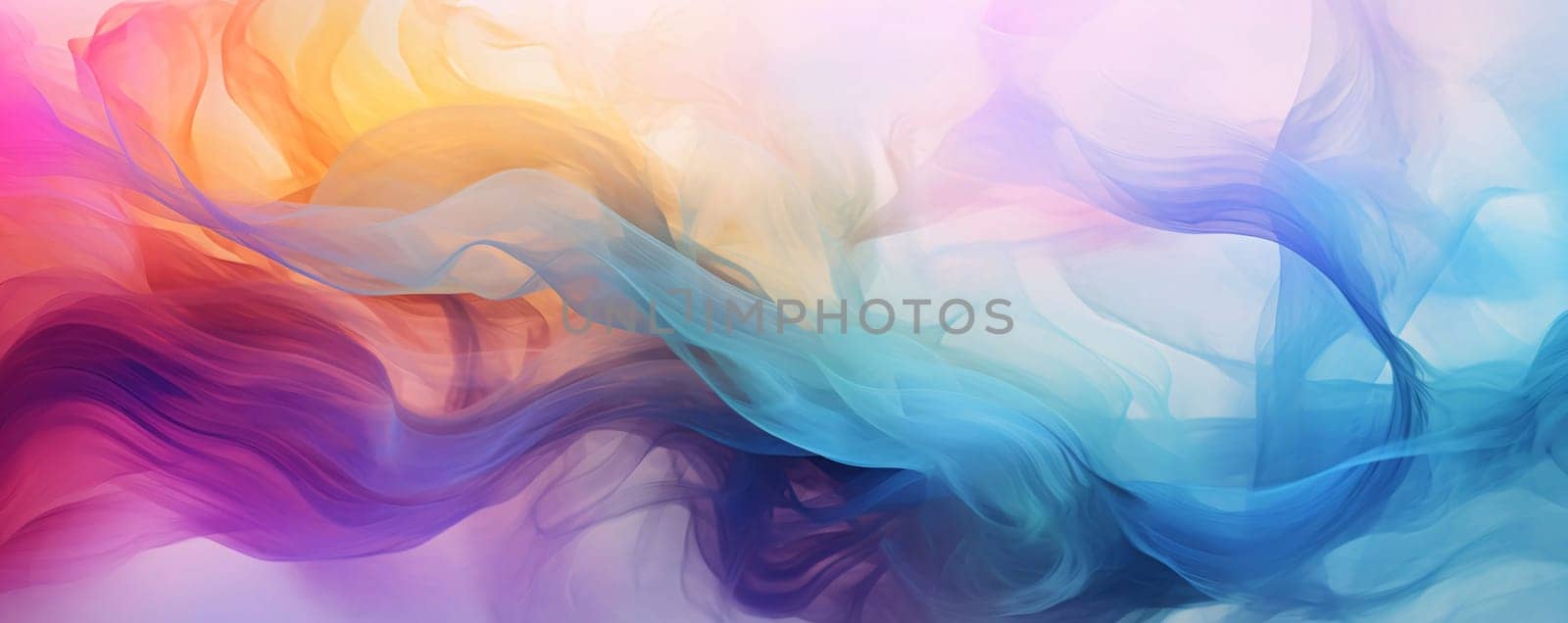 Abstract background of colorful acrylic paint in watercolor style. Multicolored background. by ThemesS