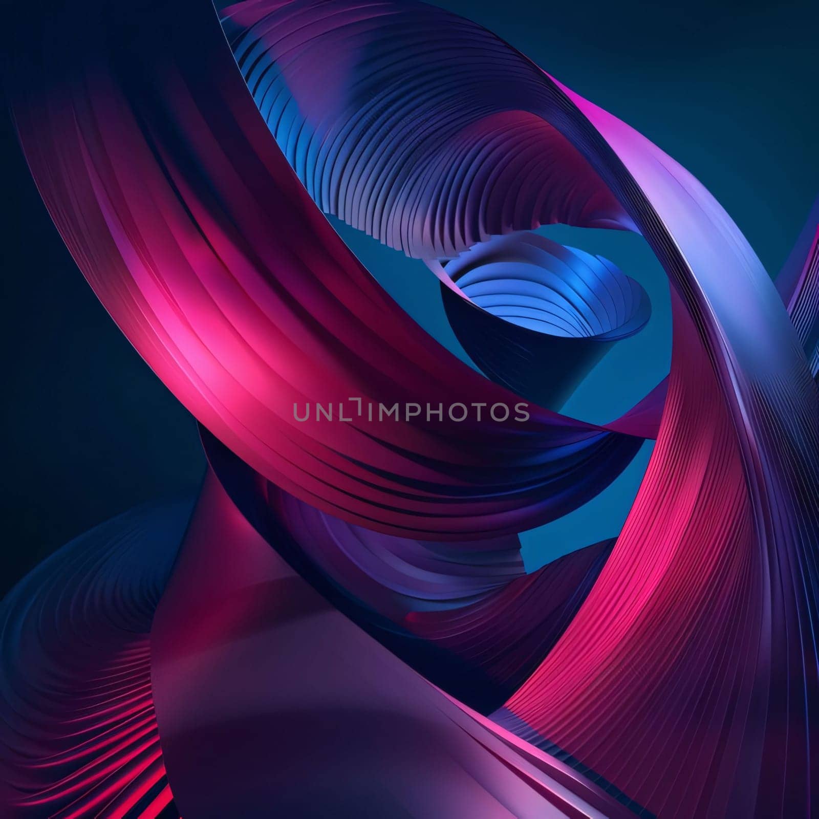 Abstract background design: Abstract 3d rendering of wavy reflective surface. Futuristic background design.