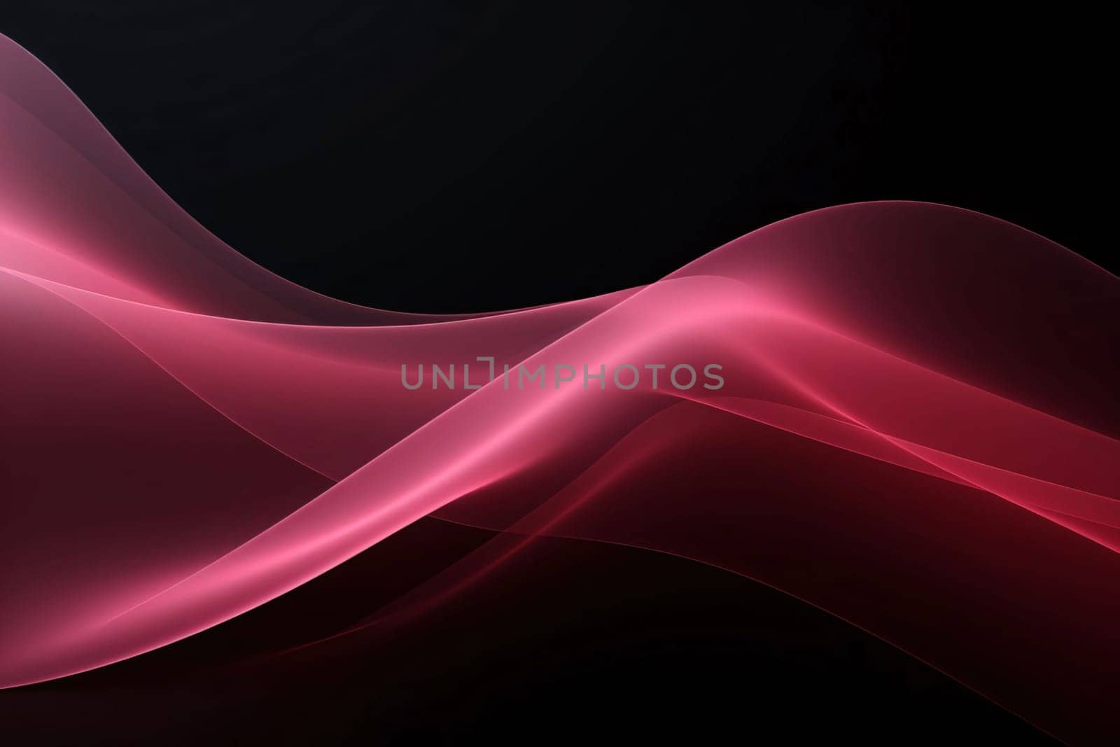 Abstract red smoke on black background. Vector illustration for your design. by ThemesS