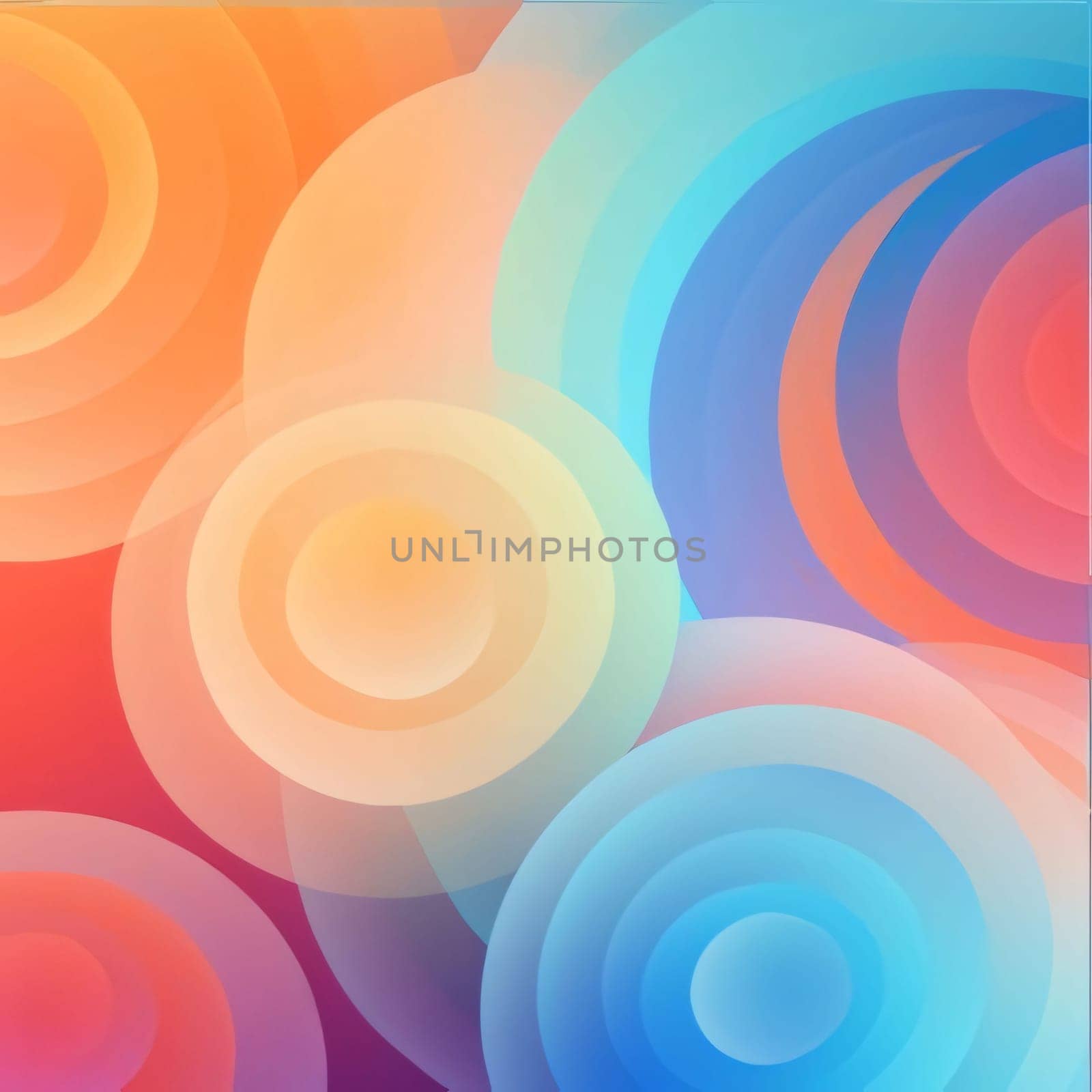 Abstract background with colorful circles. Vector illustration for your graphic design. by ThemesS