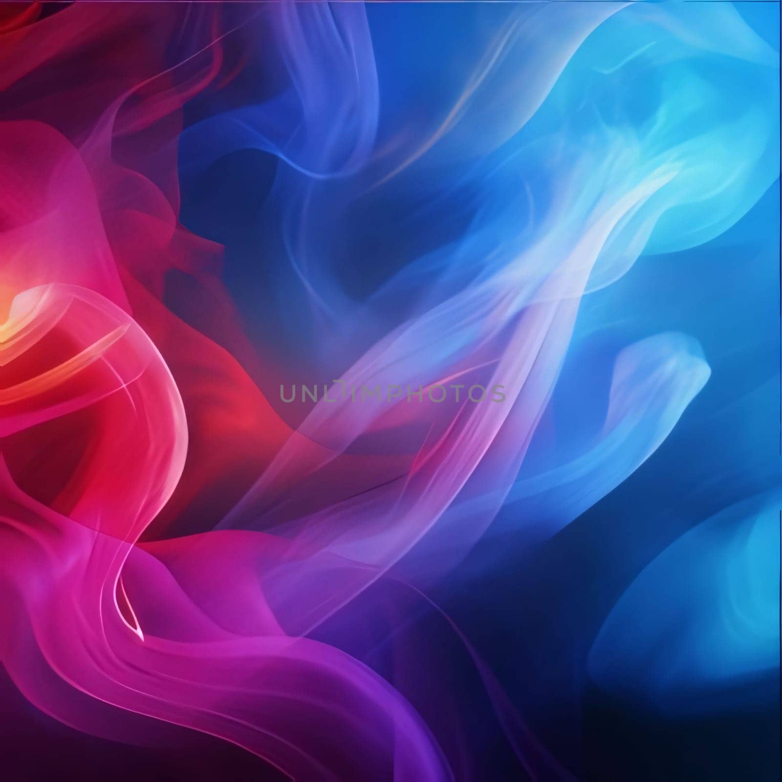 abstract colored smoke on a black background, eps10 vector by ThemesS