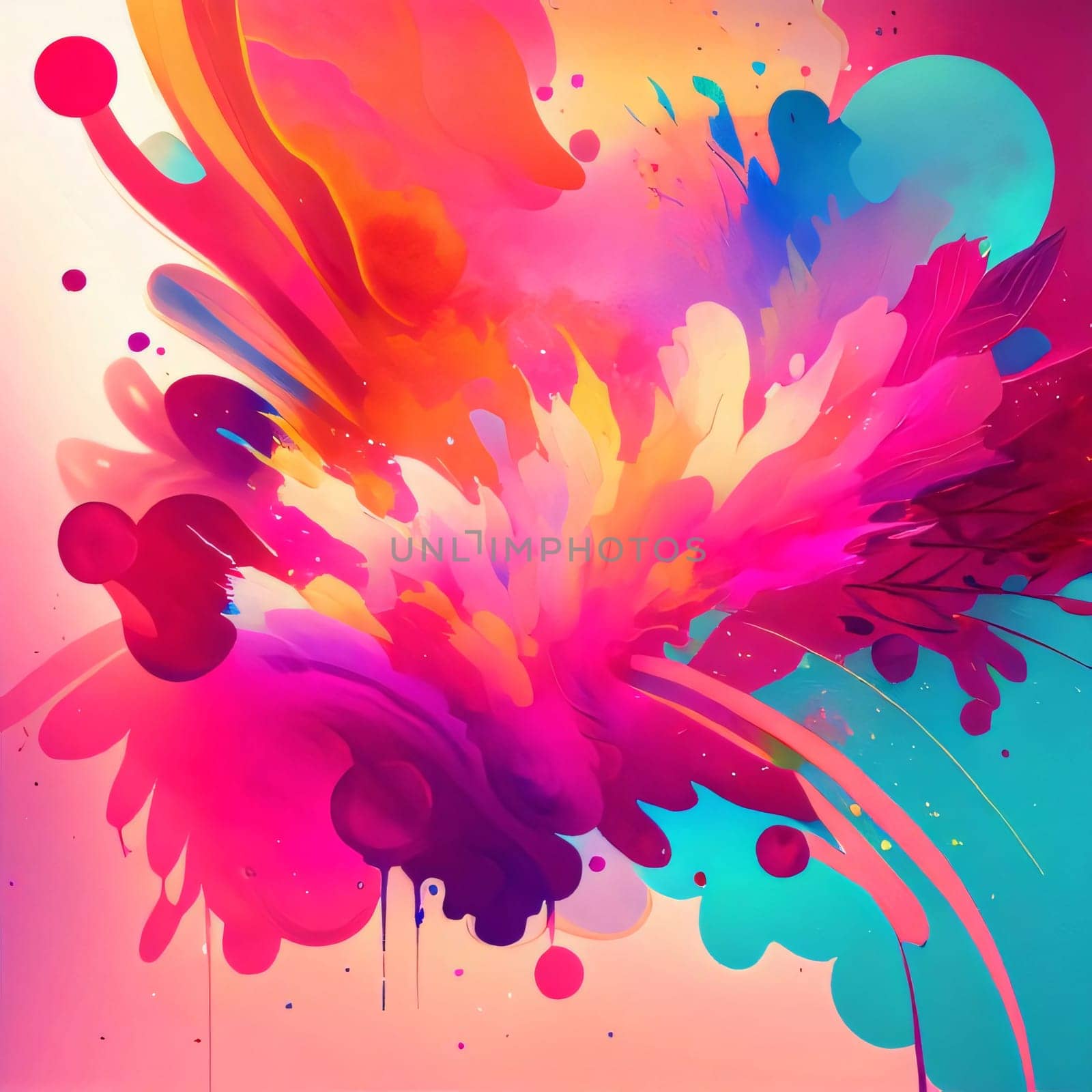 Abstract colorful background. Vector illustration for your design. EPS10. by ThemesS