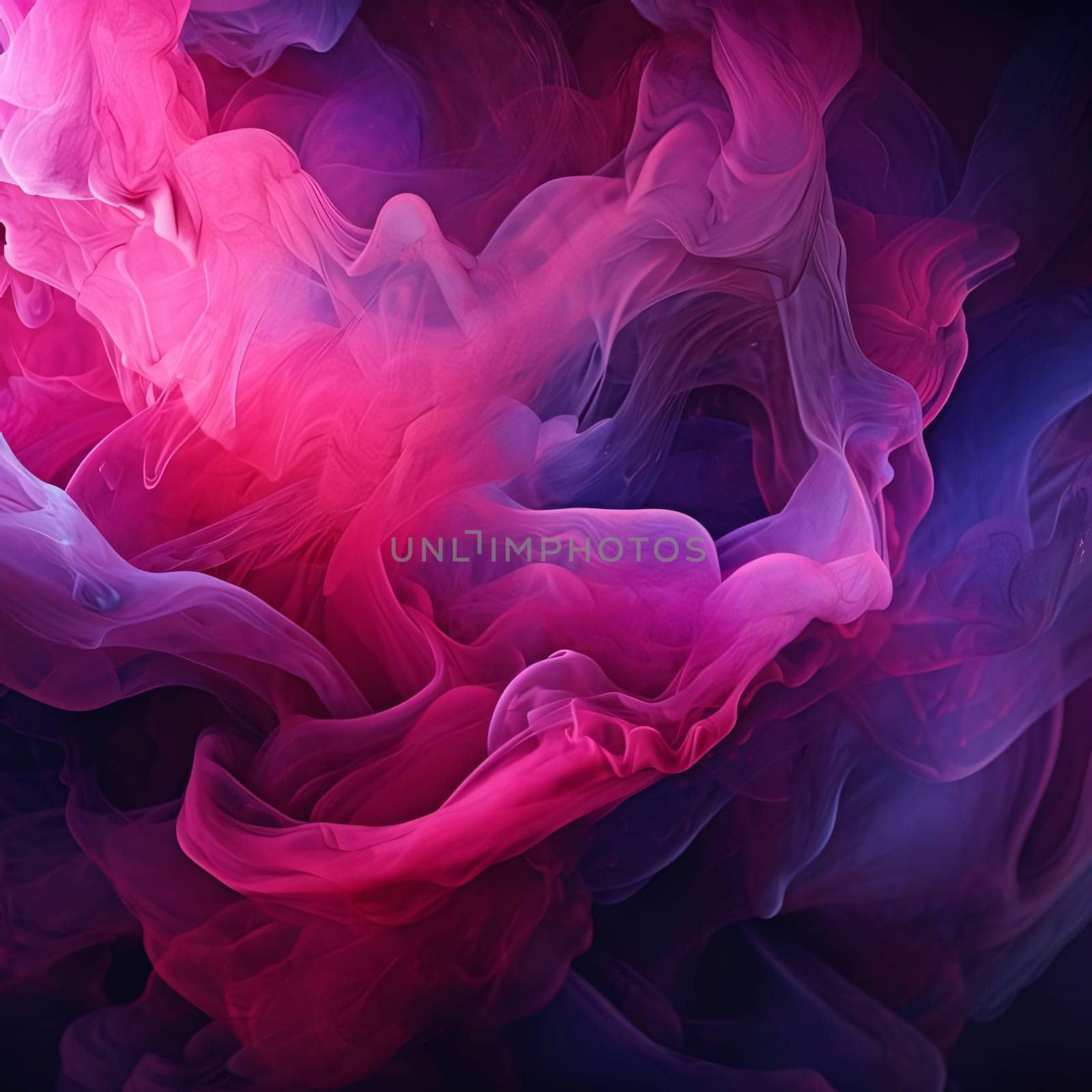 abstract background of colored smoke in the dark, computer-generated image by ThemesS