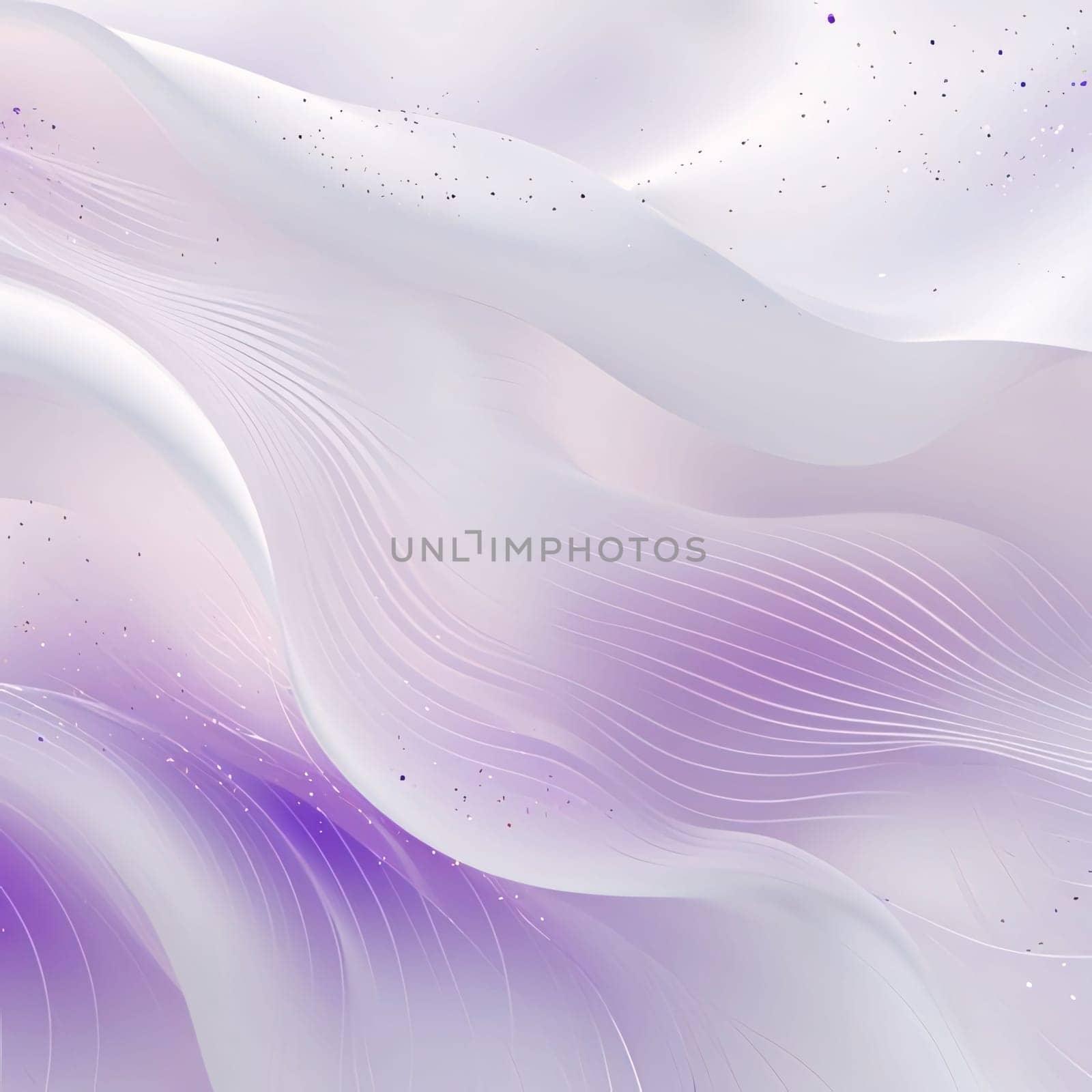 Abstract background with purple and white waves. Vector illustration for your design by ThemesS