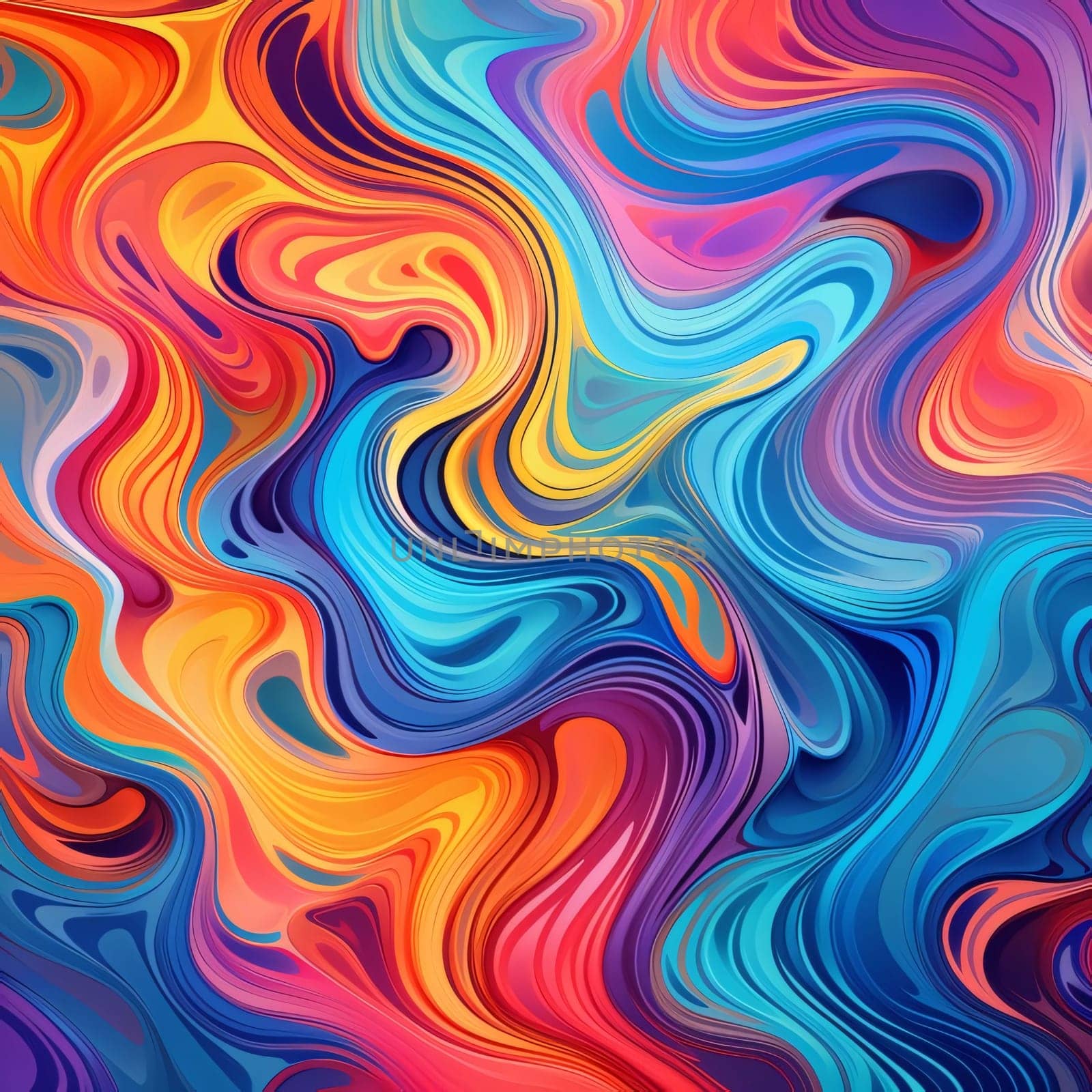 Abstract coloring background of the gradient with visual wave and lighting effects. by ThemesS