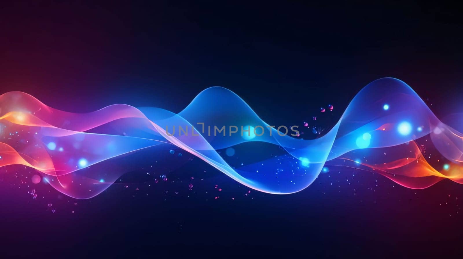 Abstract background design: Abstract background with colorful glowing waves. Vector illustration. Eps 10.