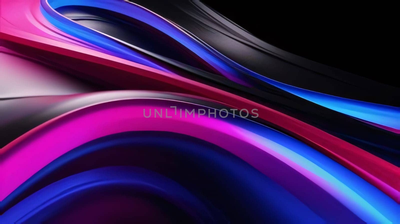 Abstract background design: abstract colorful background with smooth lines in blue, pink and purple